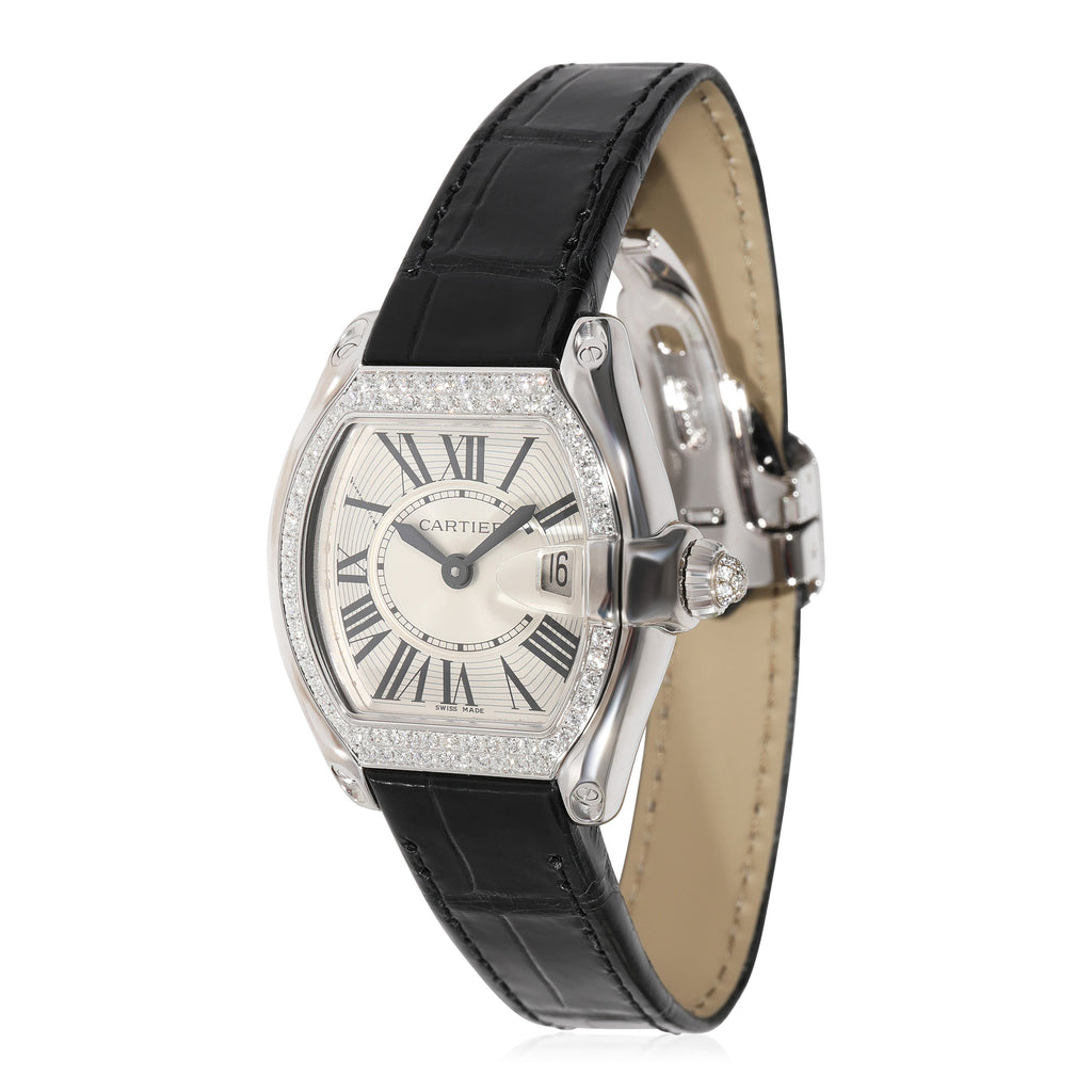CARTIER Roadster WE500260 Women's Watch in 18kt White Gold