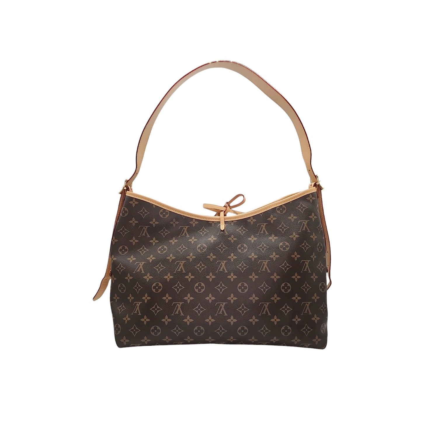 Louis Vuitton Monogram Canvas CarryAll MM Hobo