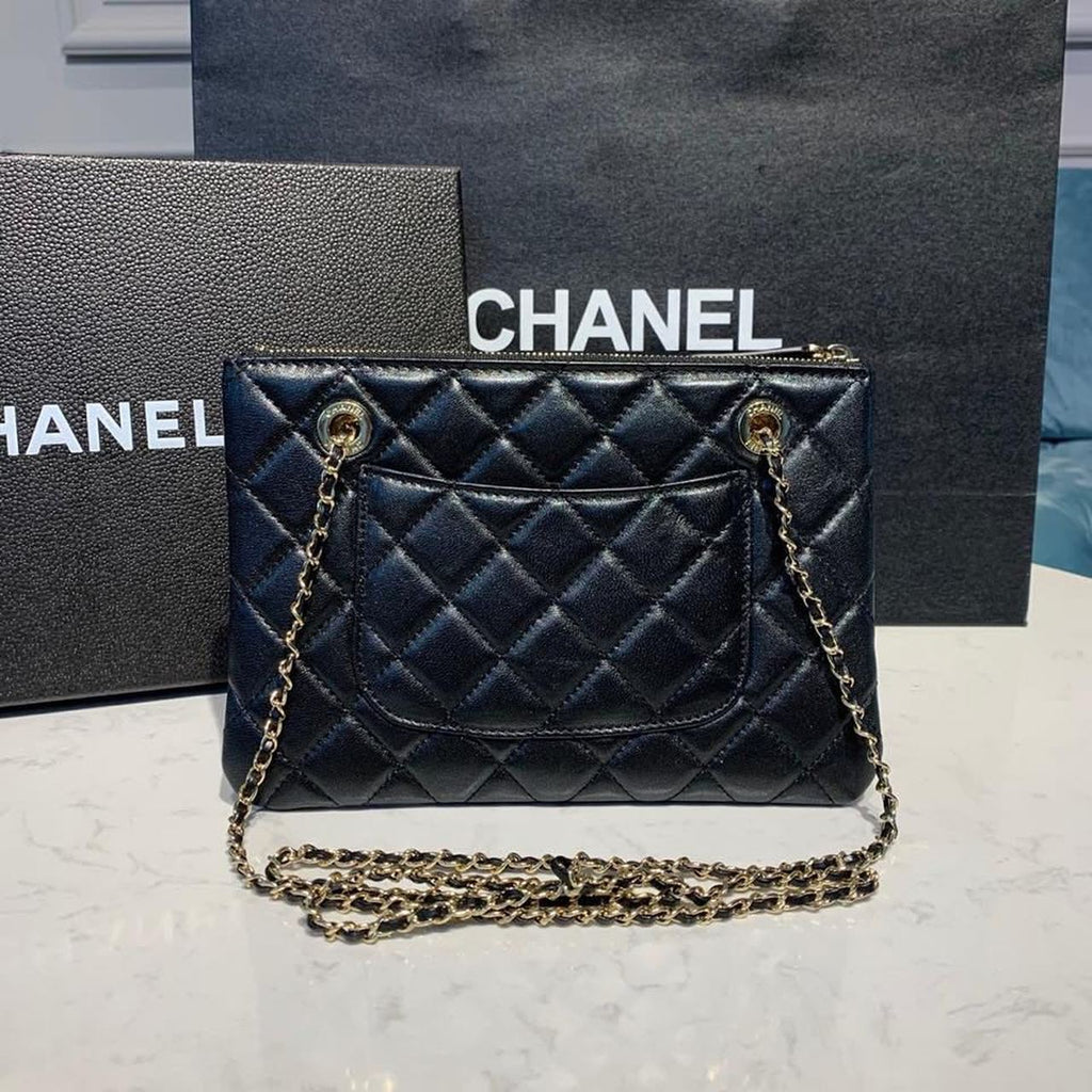 CHLSmall Double Case Bag With Strap Black For Women, Women’s Bags, Shoulder And Crossbody Bags 9in/23cm AP1074