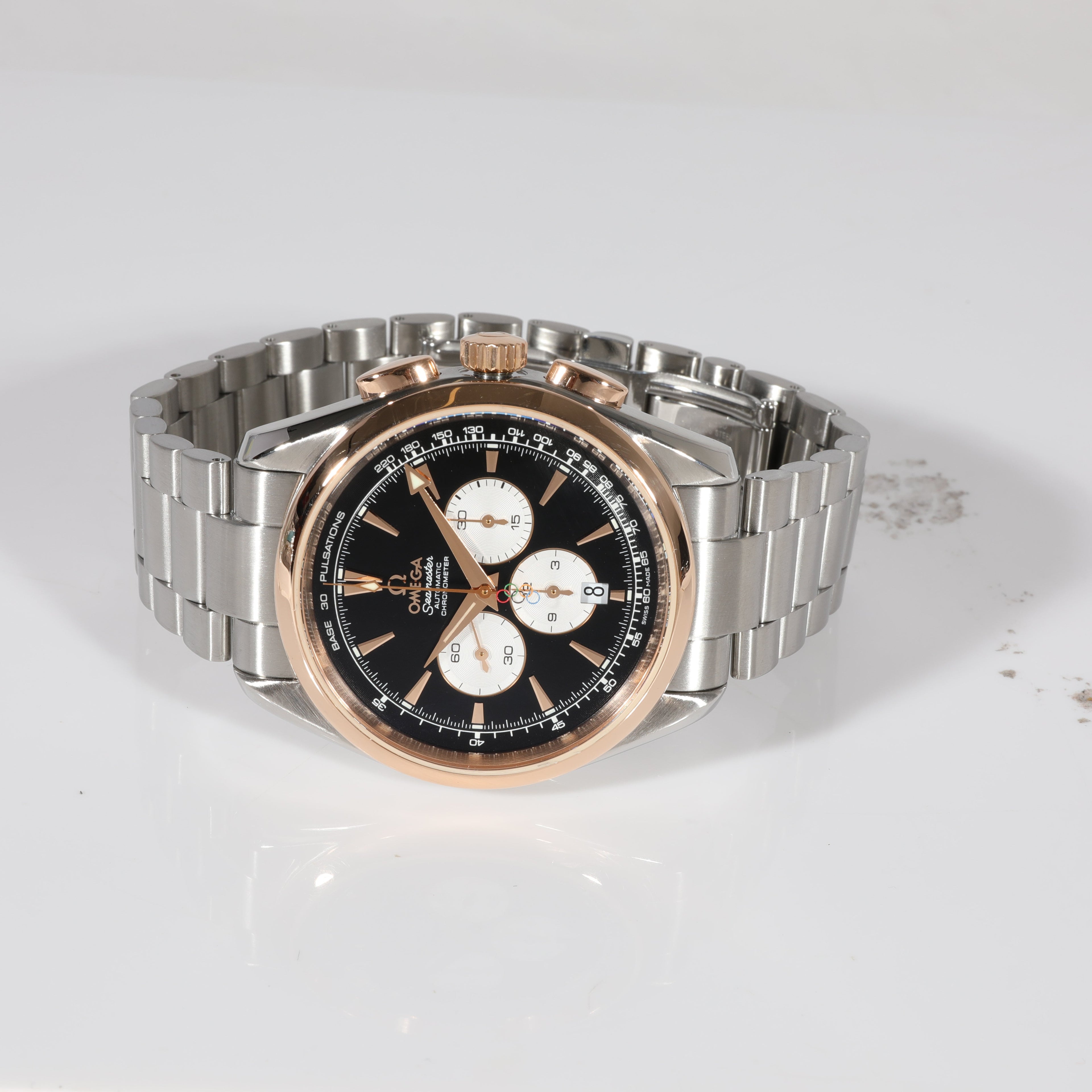 OMEGA Seamaster Beijing 2008" 221.20.42.40.01.001 Men's Watch in 18kt Rose Gold"