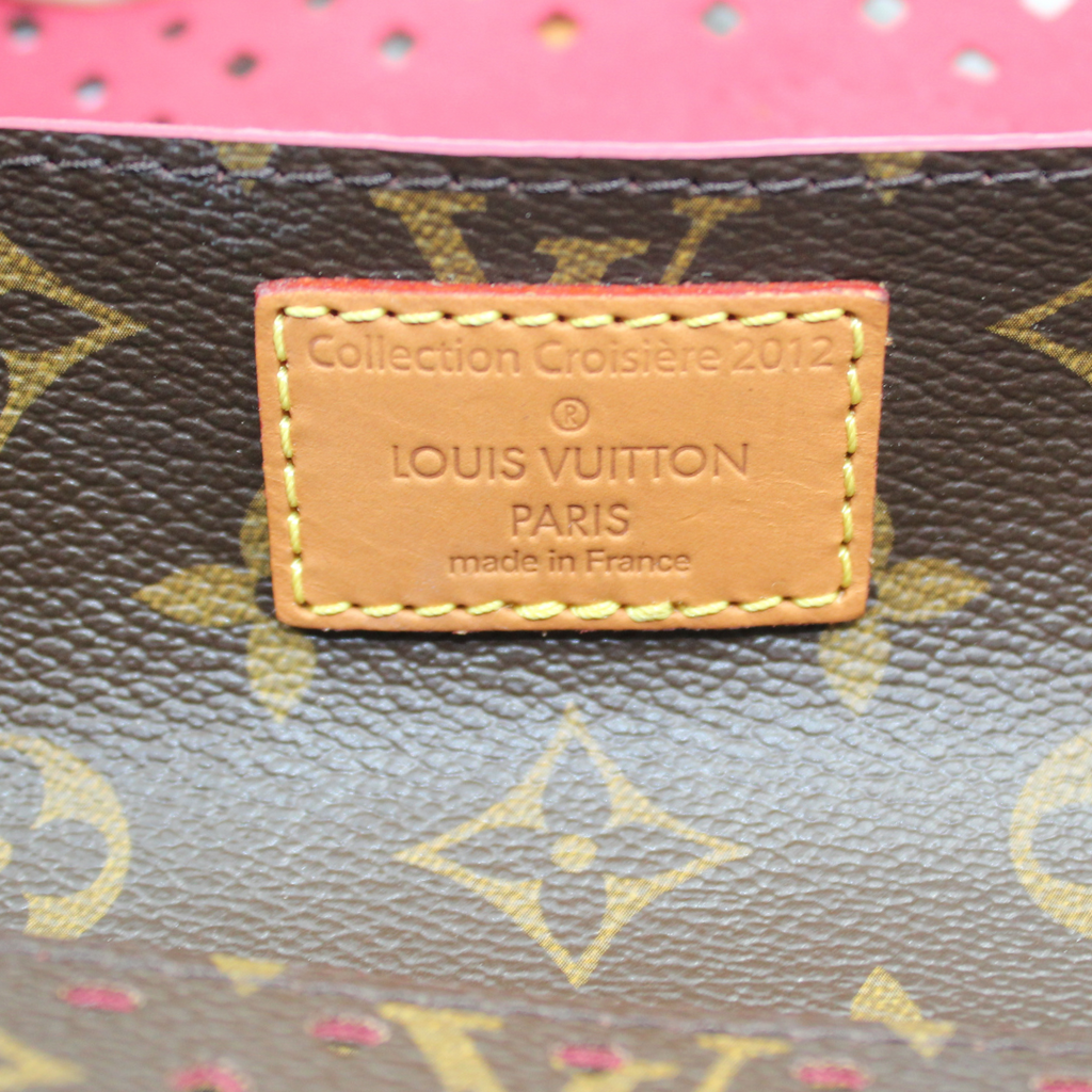Louis Vuitton Saumur Monagram Perforated Clutch