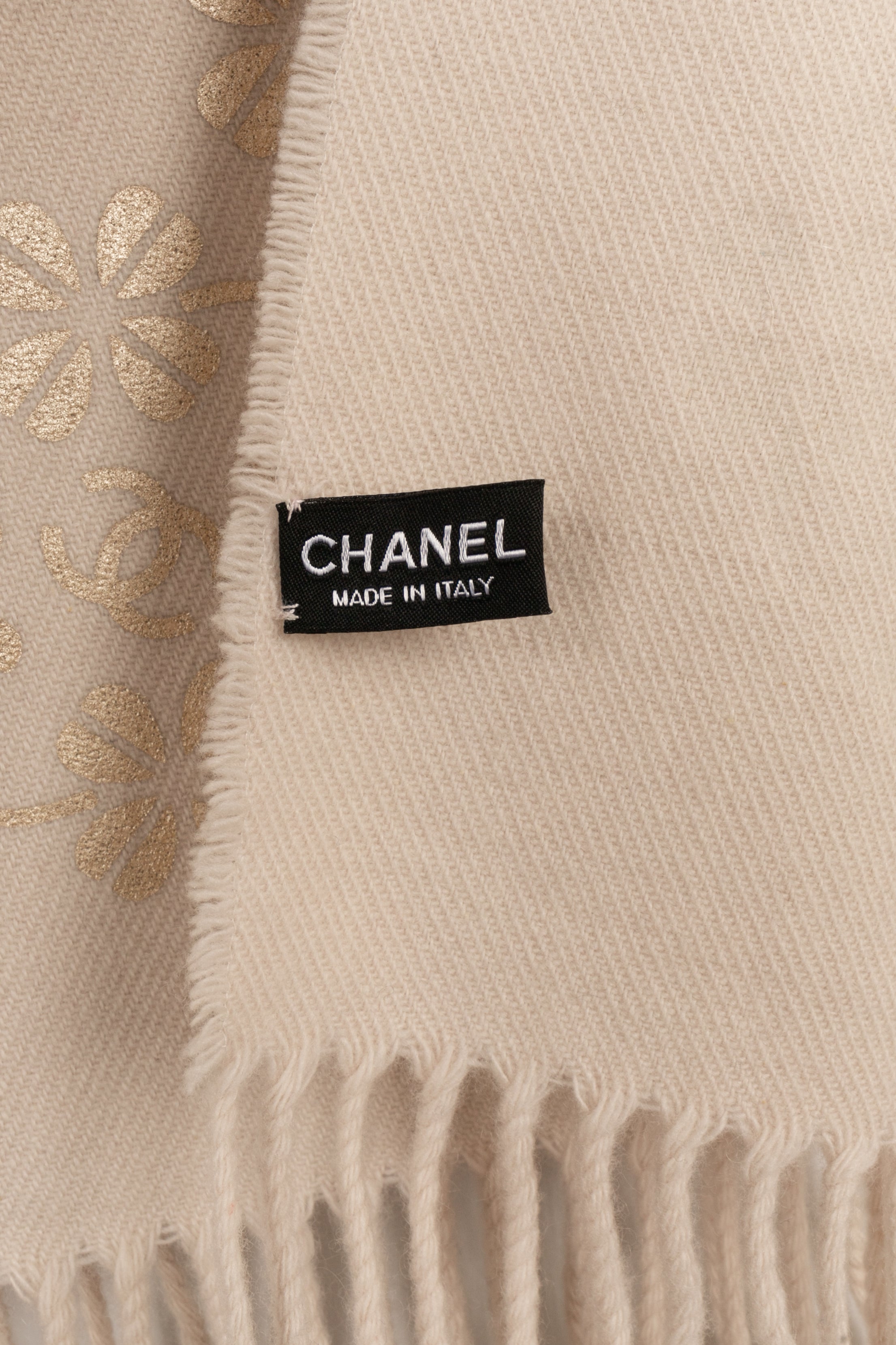 Echarpe en laine et cachemire Chanel