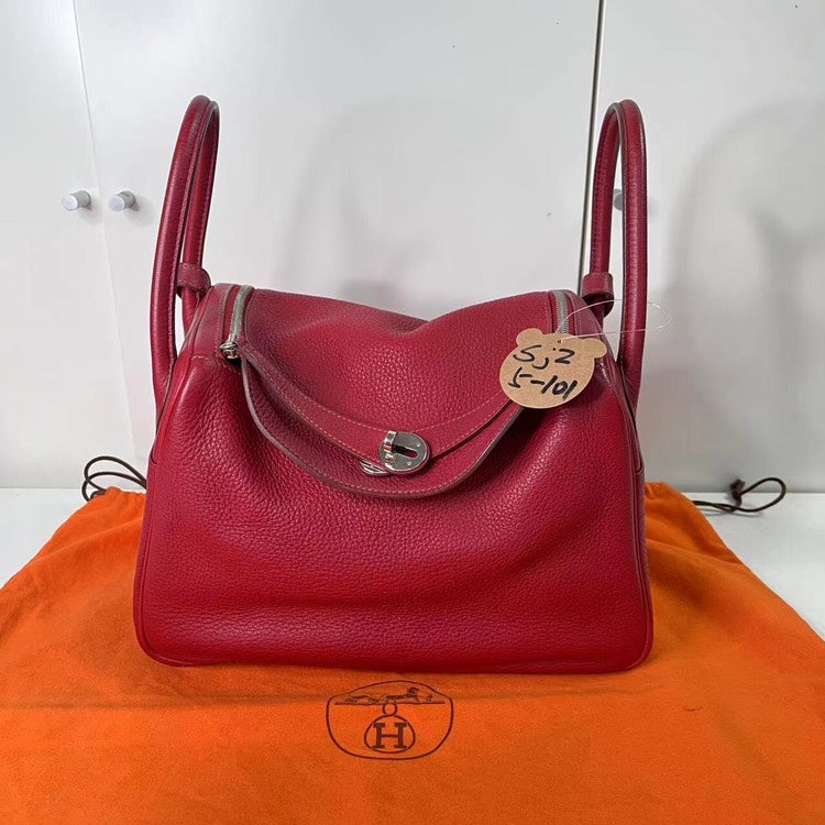 HermÃƒÆ’Ã‚Â¨s Maroon Color Lindy Bag