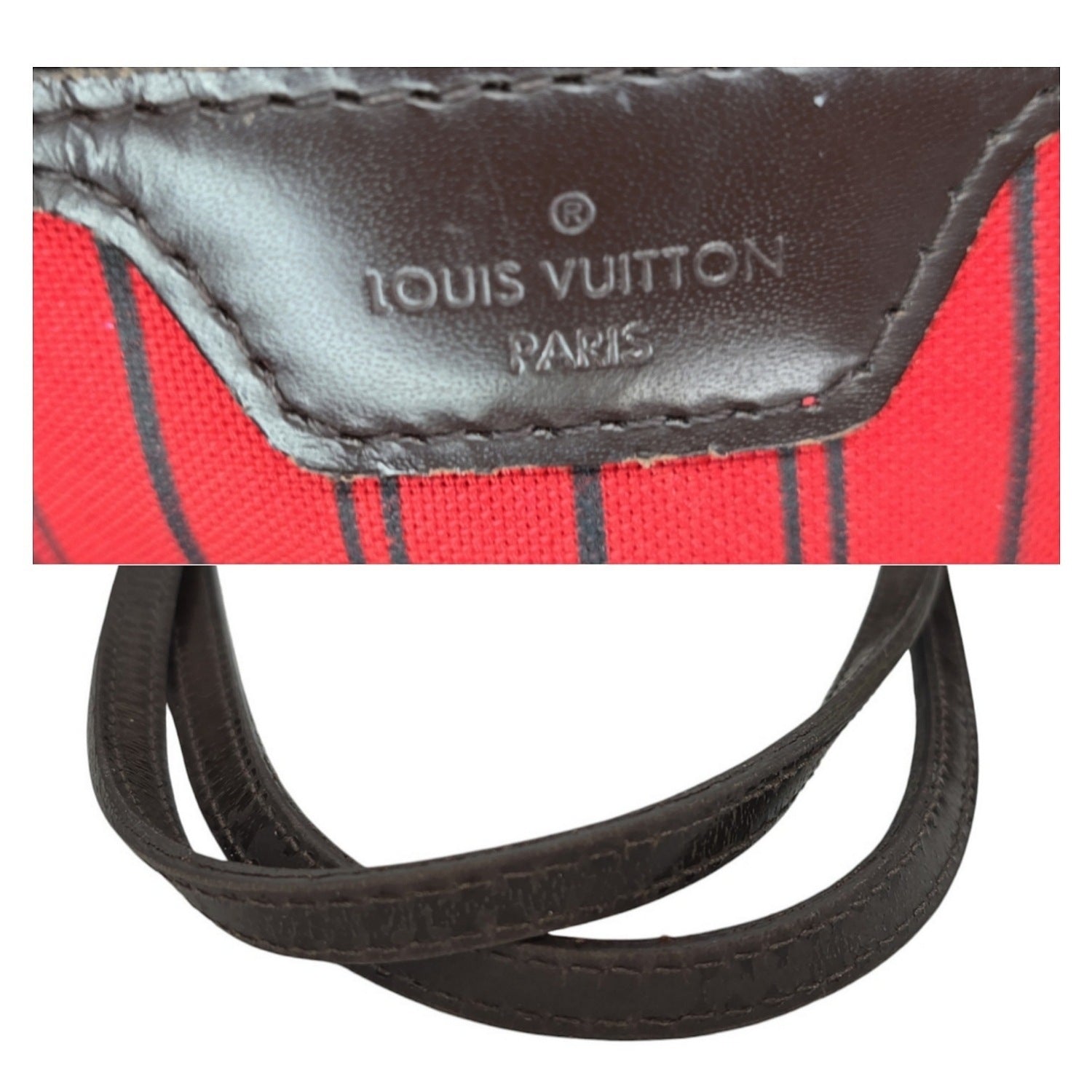 Louis Vuitton 2016 Damier Ebene Neverfull MM w/ Pouch