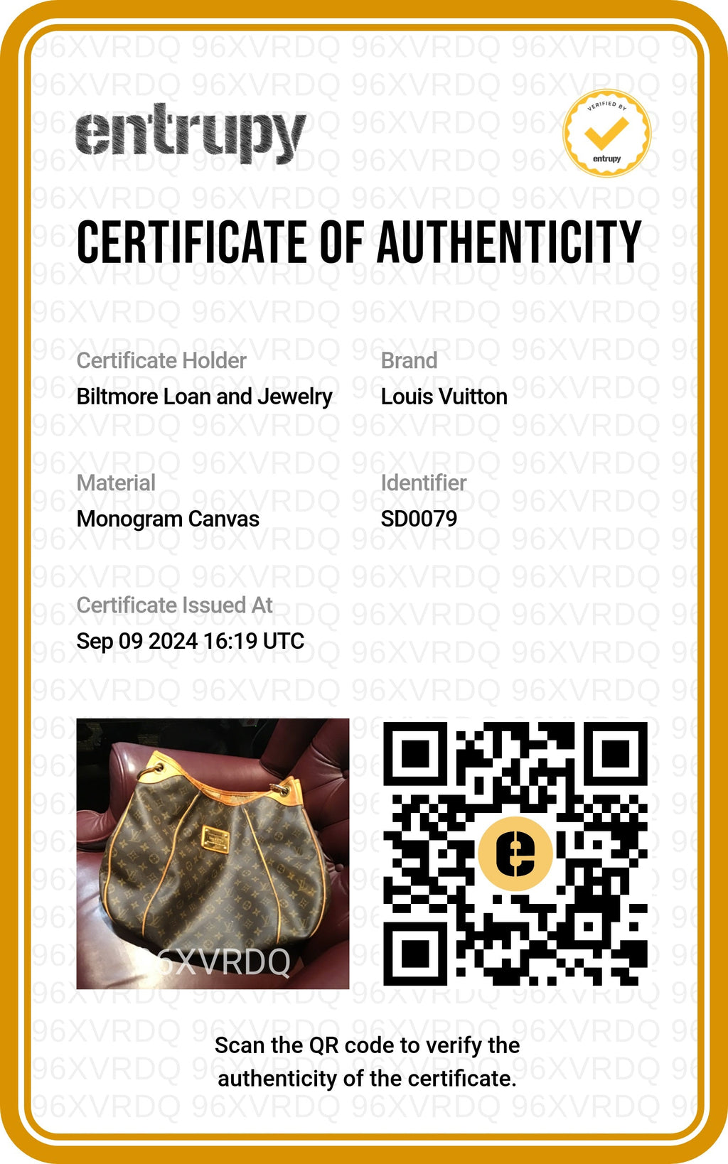 Louis Vuitton Vintage Monogram Galleria GM Hobo