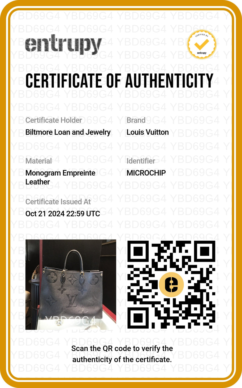 Louis Vuitton Monogram Empreinte Onthego GM