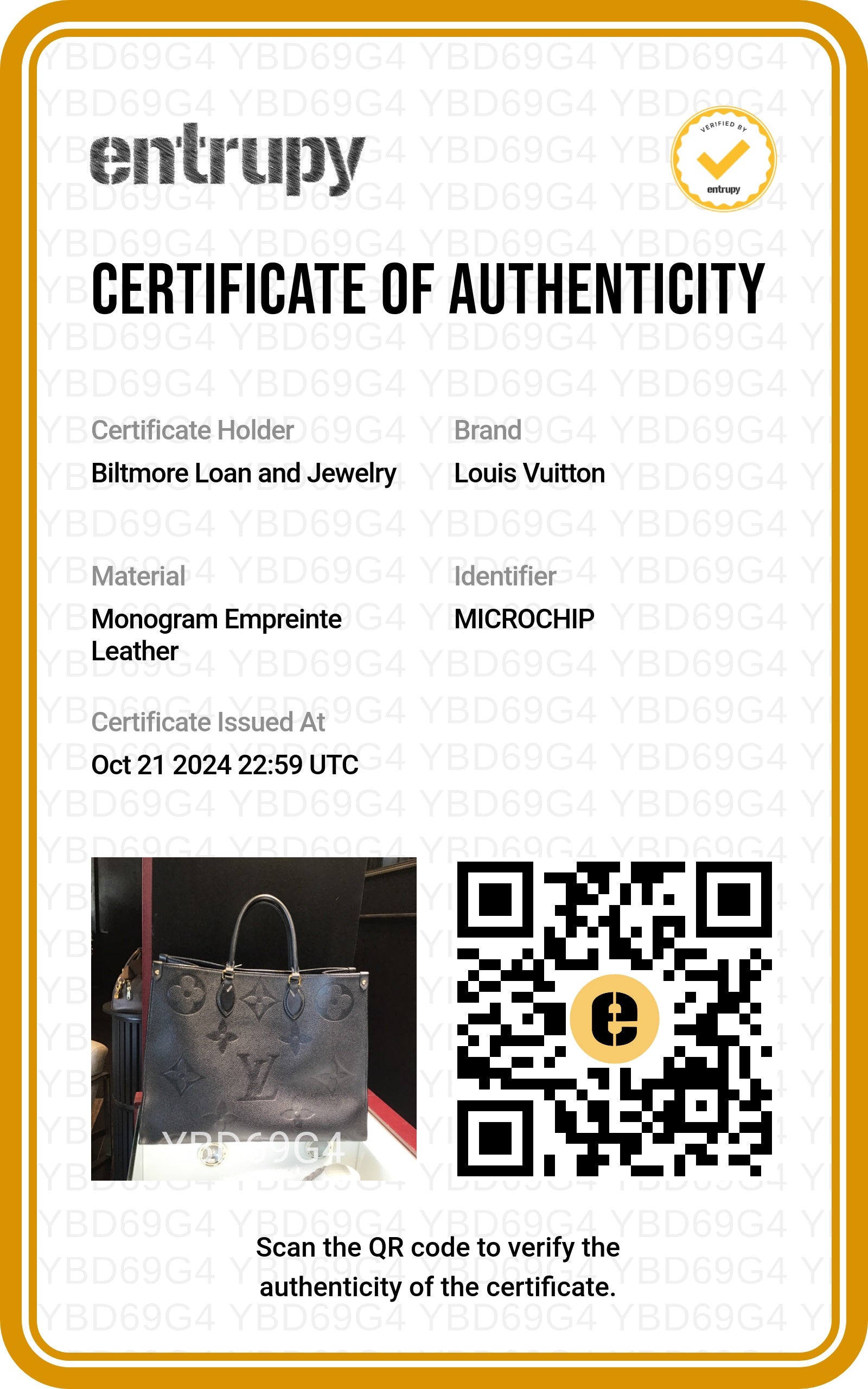 Louis Vuitton Monogram Empreinte Onthego GM