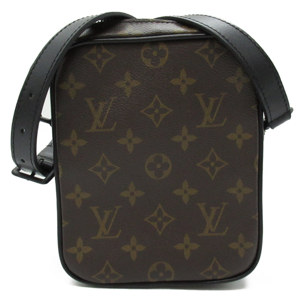 Louis Vuitton Christophers Wearable Wallet Shoulder Bag PVC Coated Canvas Monogram Macasters   Brown M69404