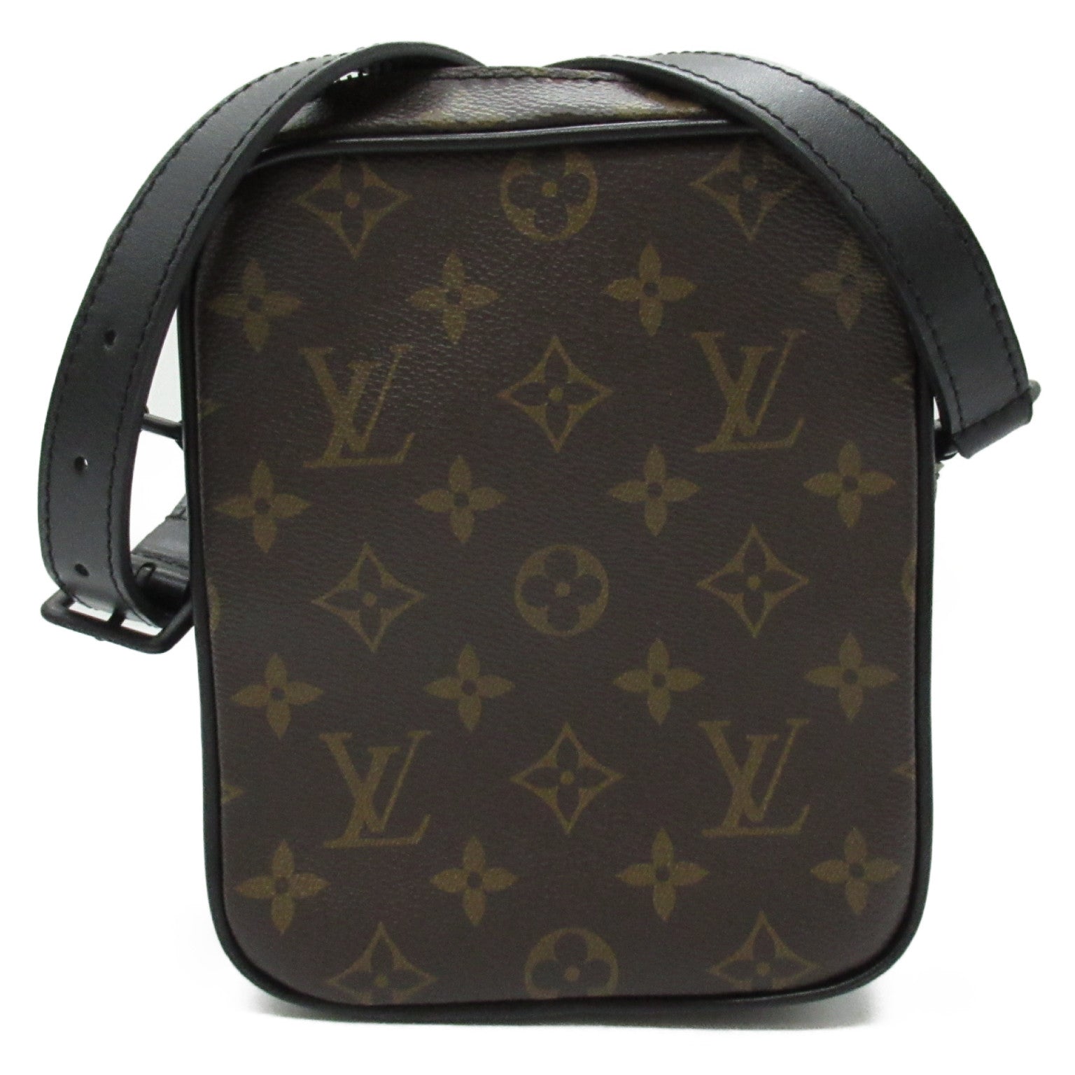 Louis Vuitton Christophers Wearable Wallet Shoulder Bag PVC Coated Canvas Monogram Macasters   Brown M69404