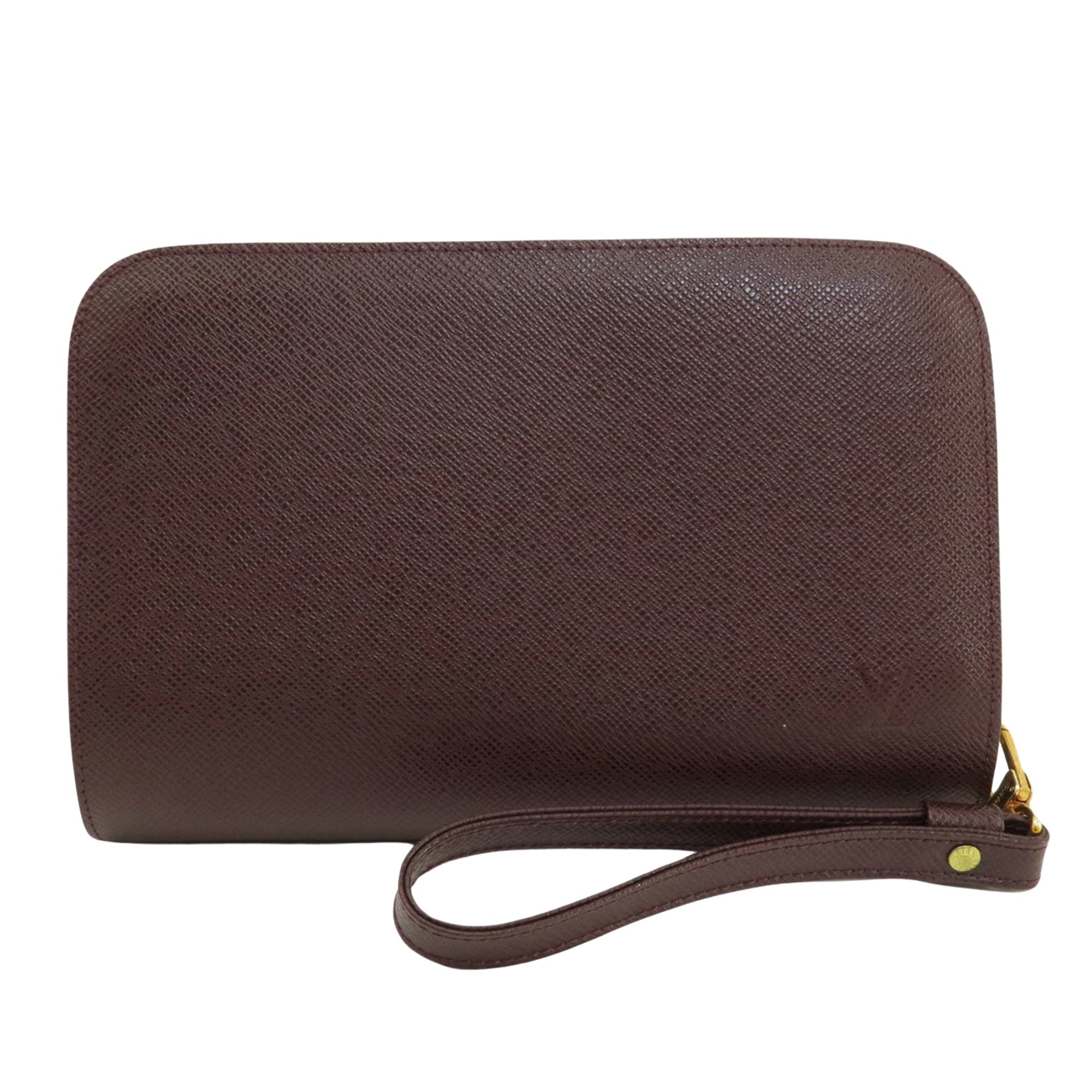 Louis Vuitton Baikal  Leather Clutch Bag