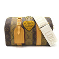 Louis Vuitton LV Square City Cyprus Shoulder Bag PVC Coated Canvas Monogram Strip  Brown M45963