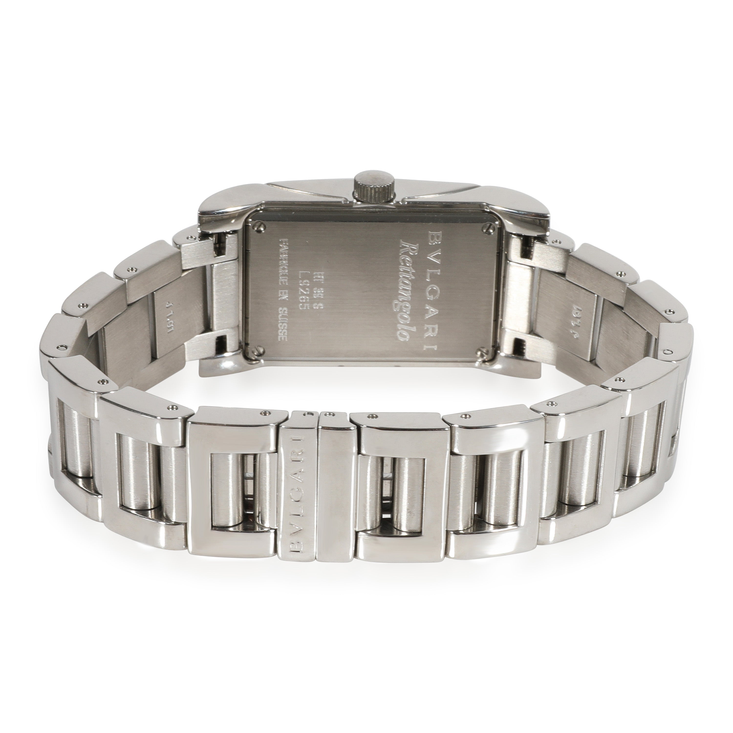 BVLGARI Rettangolo RT 39 S Women's Watch in Stainless Steel