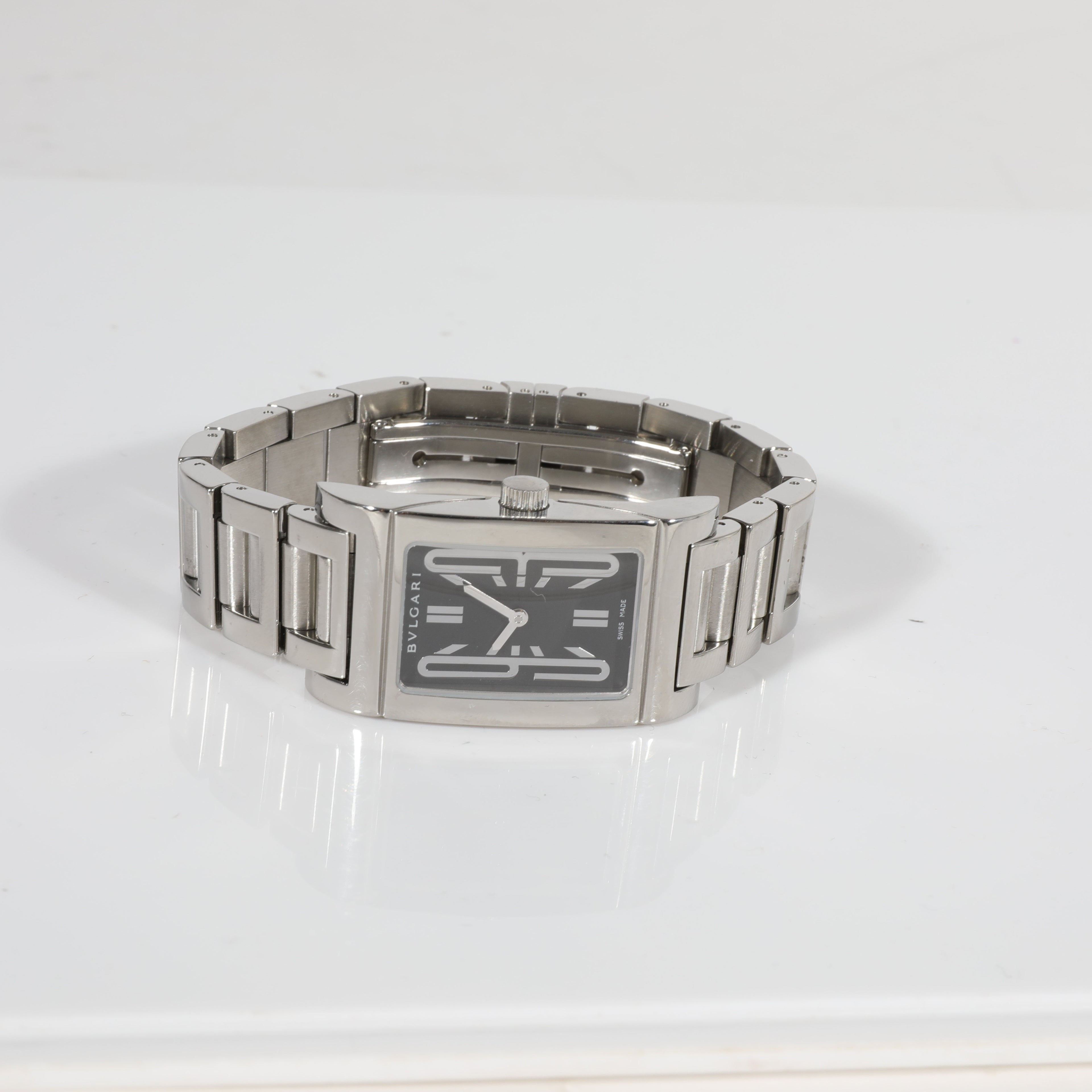 BVLGARI Rettangolo RT 39 S Women's Watch in Stainless Steel