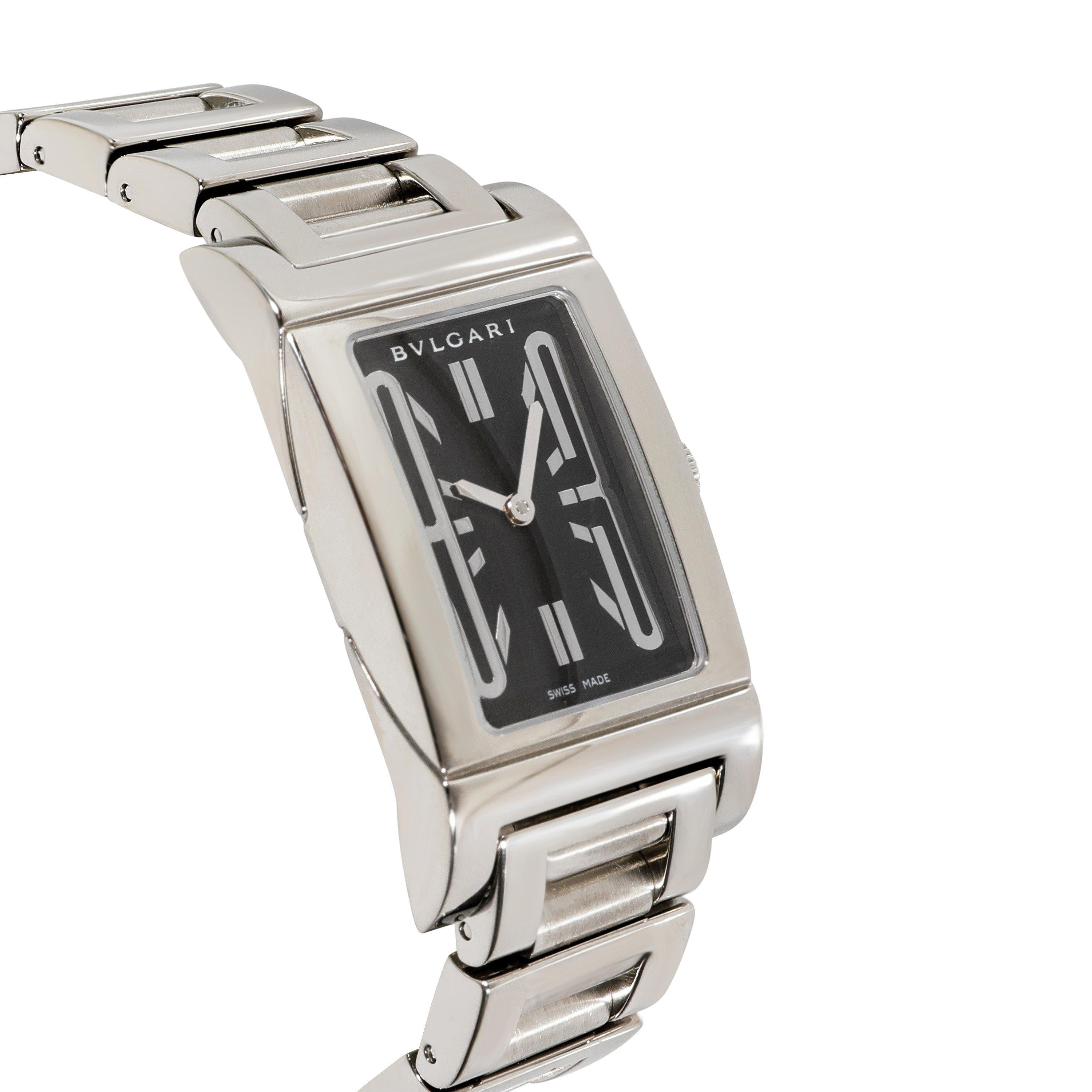 BVLGARI Rettangolo RT 39 S Women's Watch in Stainless Steel