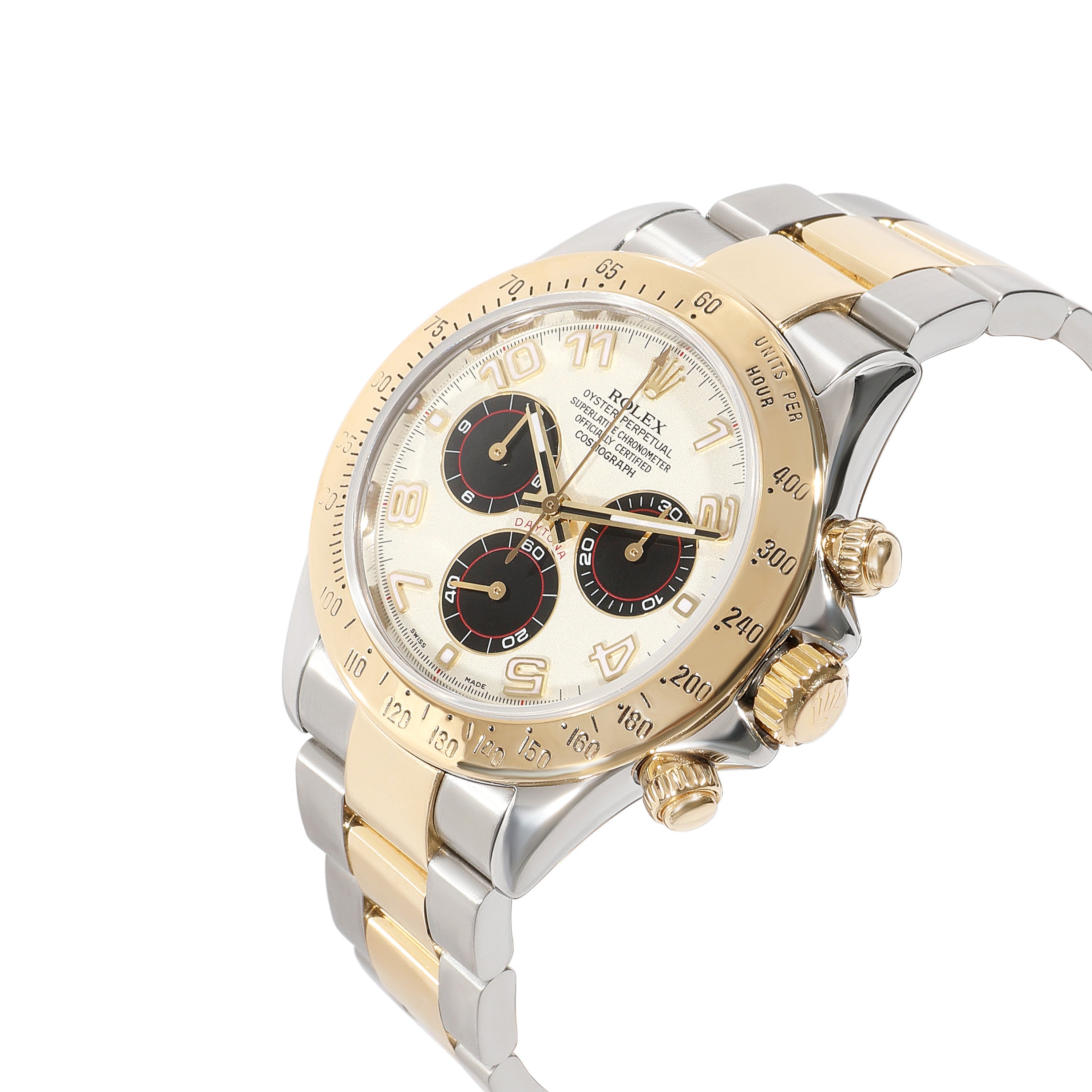 ROLEX Daytona 116523 Men's Watch in Stainless Steel/Yellow Gold
