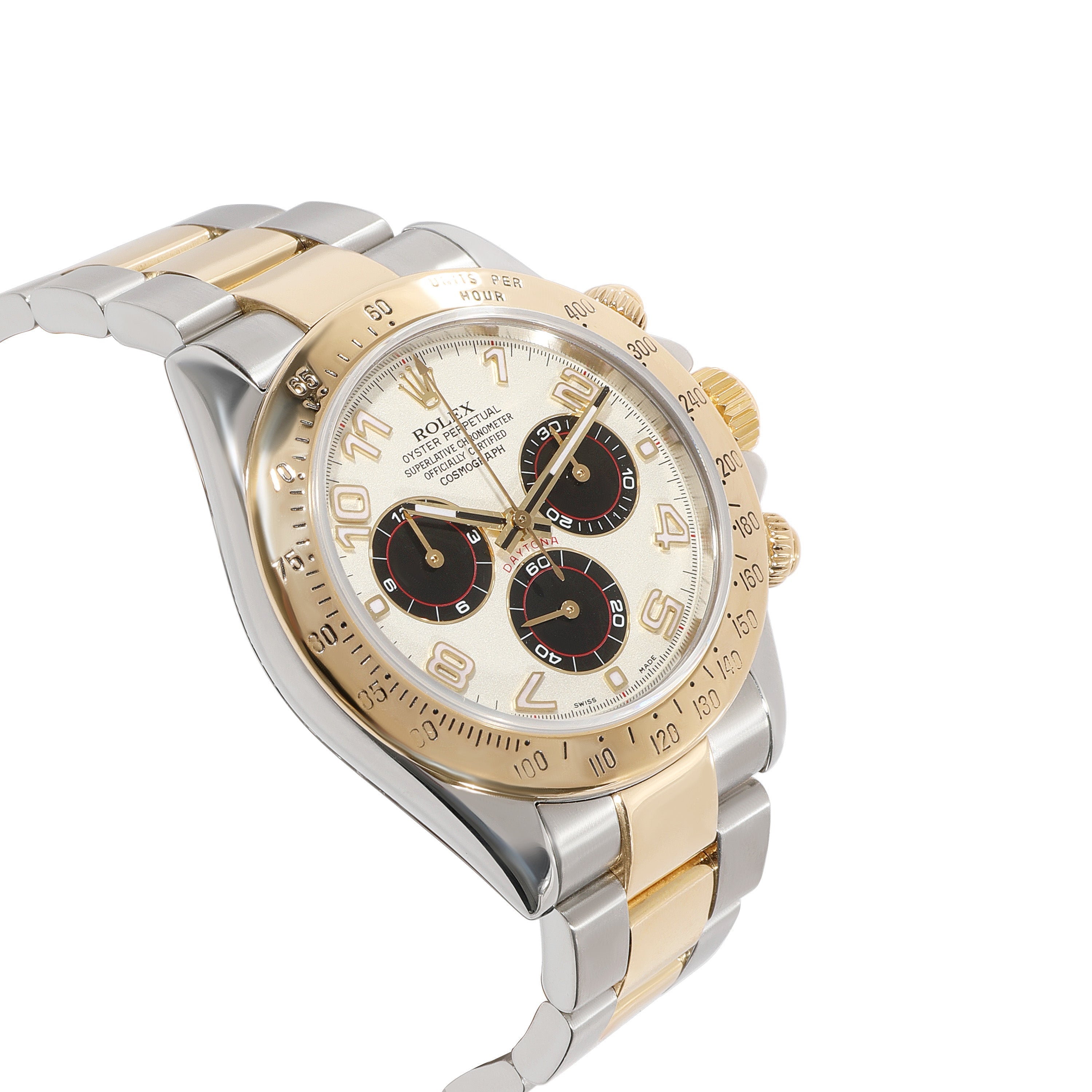 ROLEX Daytona 116523 Men's Watch in Stainless Steel/Yellow Gold
