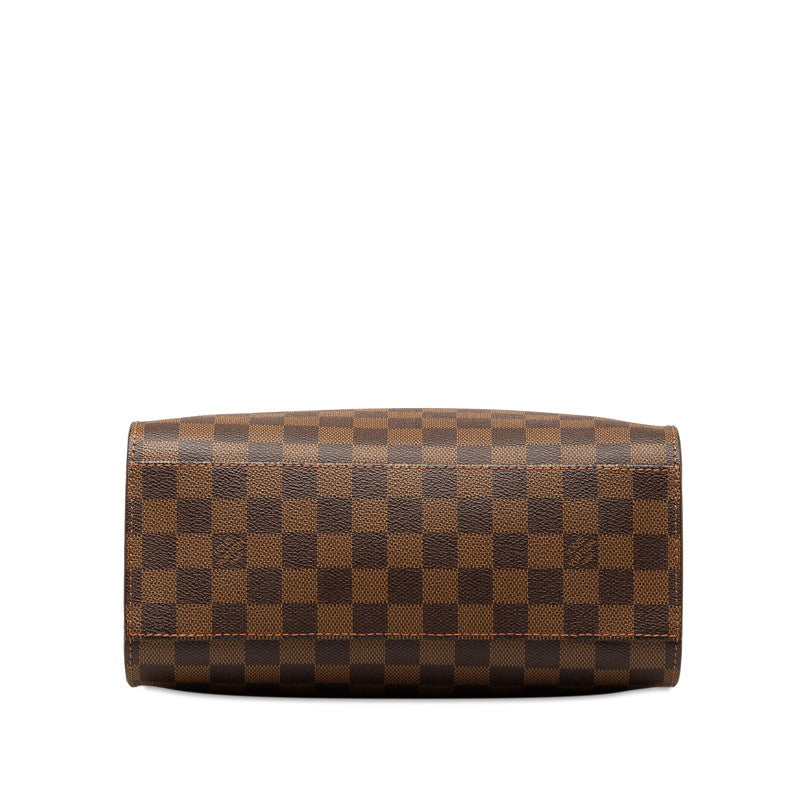Louis Vuitton Triana Handbag N51155 Eve Brown PVC Leather  Louis Vuitton