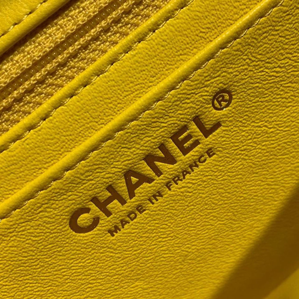 CHLMini GlamIap Bag Yellow For Women Bags, Shoulder And Crossbody Bags 6.7in/17cm A35200
