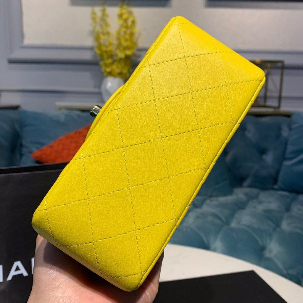 CHLMini Flap Bag Yellow For Women, Women’s Bags, Shoulder And Crossbody Bags 6.7in/17cm A35200