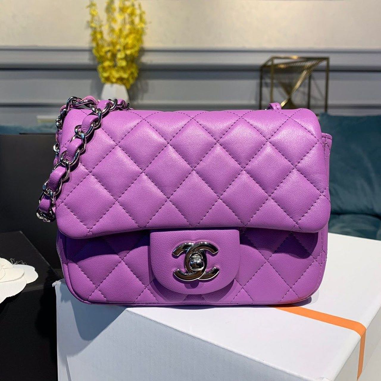 CHLMini GlamIap Bag Purple For Women Bags, Shoulder And Crossbody Bags 6.7in/17cm A35200