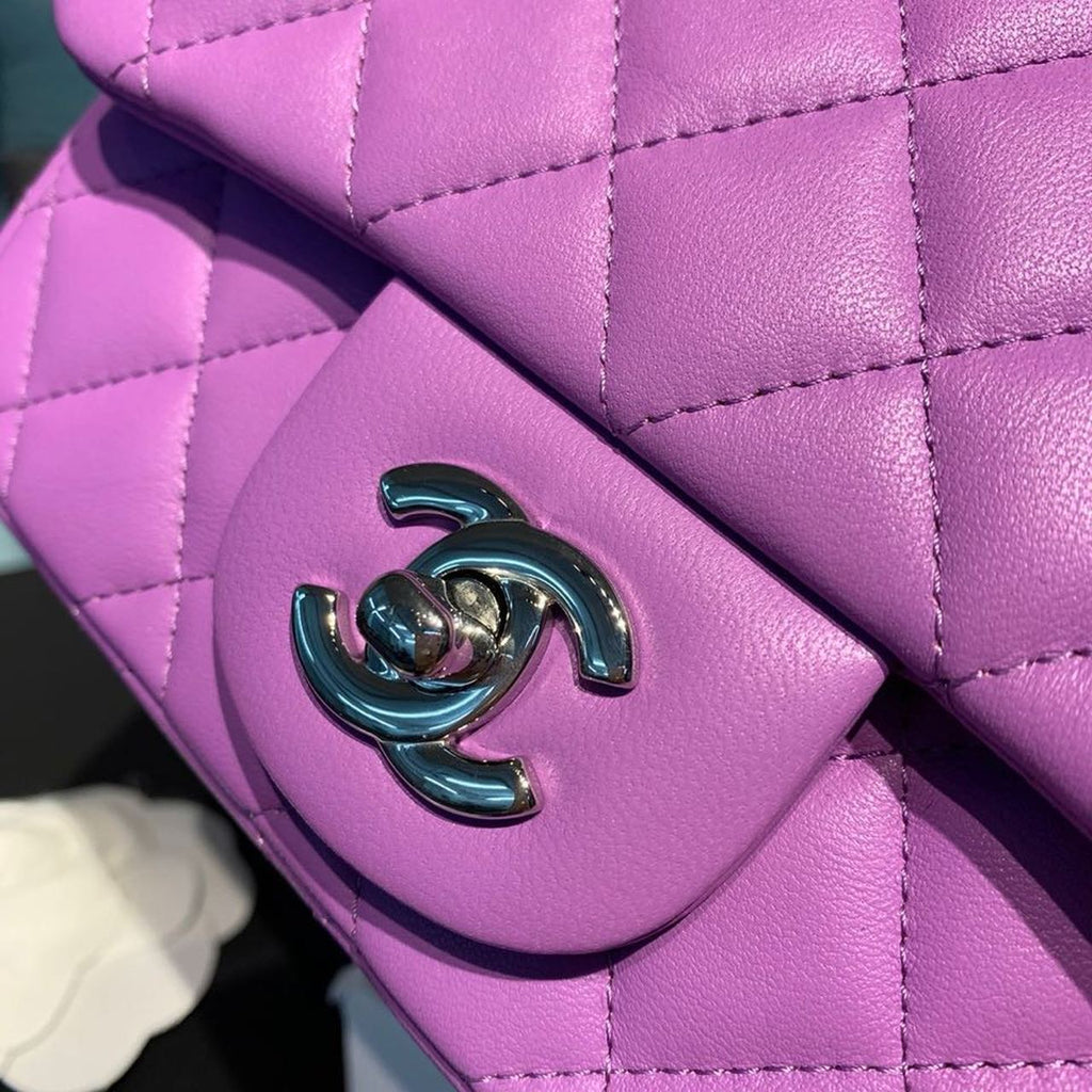 CHLMini Flap Bag Purple For Women, Women’s Bags, Shoulder And Crossbody Bags 6.7in/17cm A35200