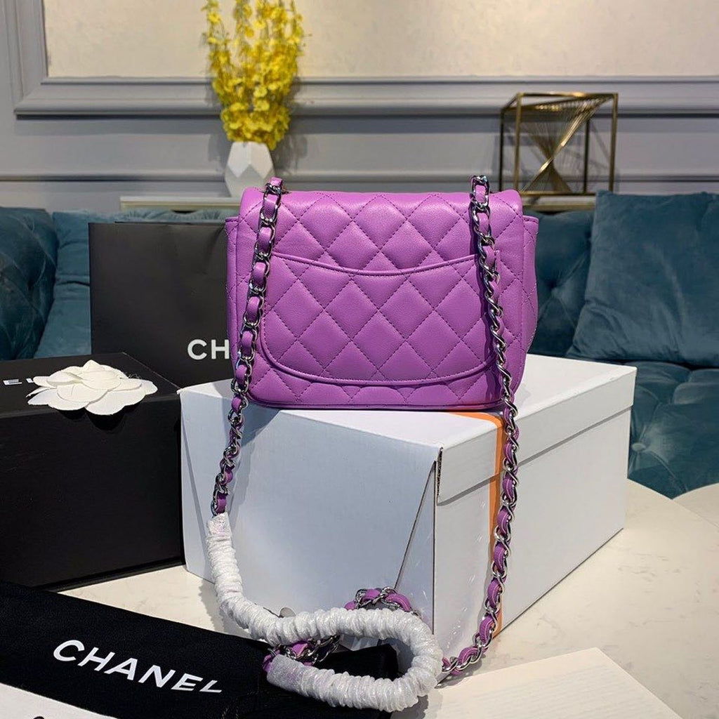 CHLMini Flap Bag Purple For Women, Women’s Bags, Shoulder And Crossbody Bags 6.7in/17cm A35200