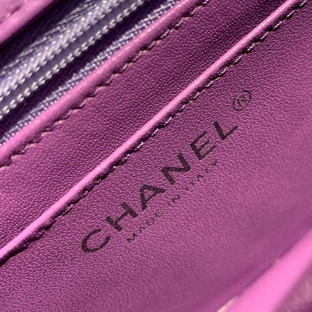 CHLMini Flap Bag Purple For Women, Women’s Bags, Shoulder And Crossbody Bags 6.7in/17cm A35200