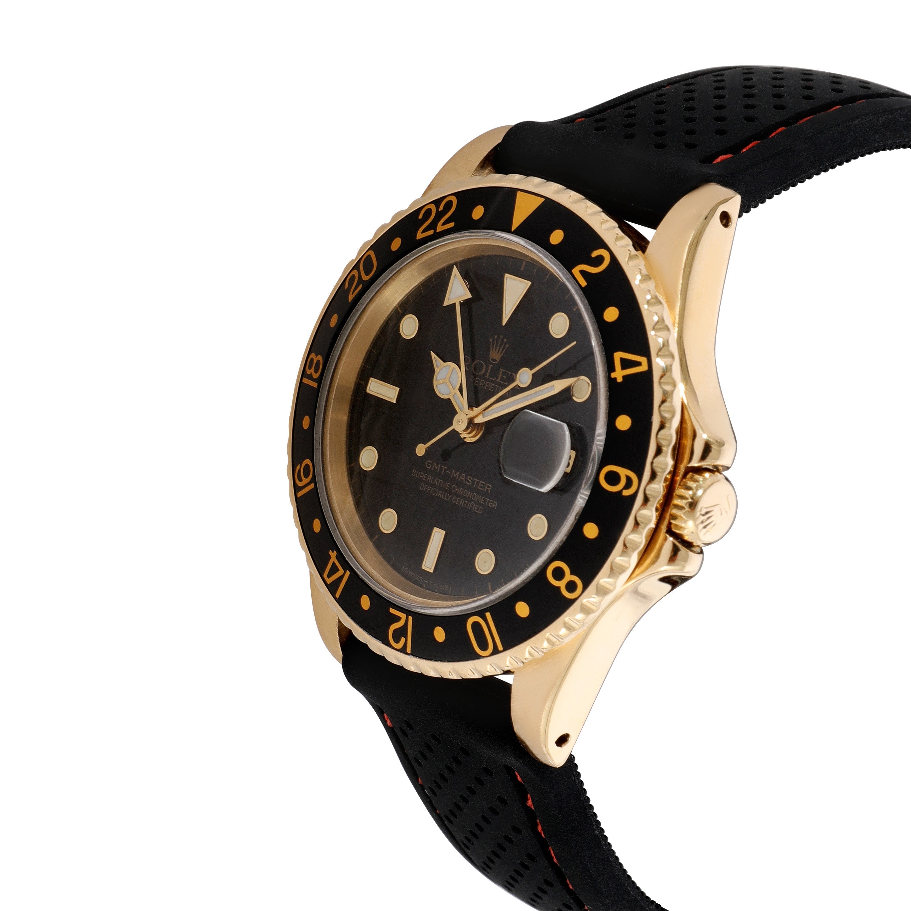 ROLEX GMT-Master 16758 Men's Watch in Yellow Gold