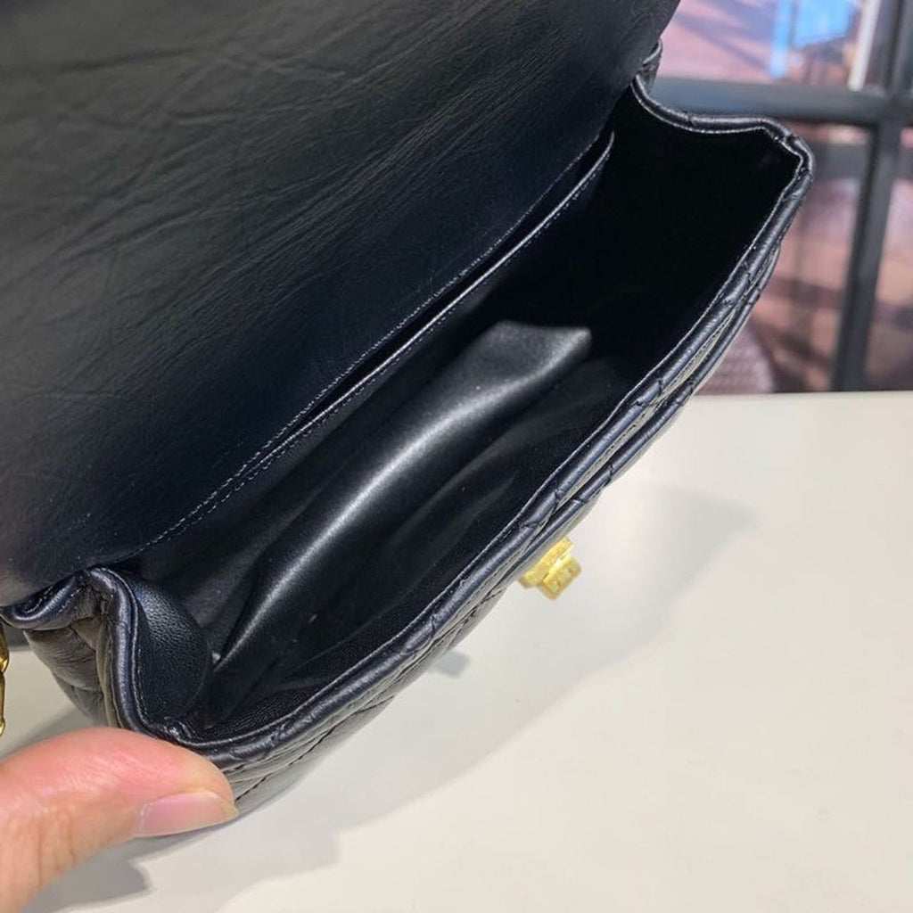 CHLReissue 2.55 Waist Belt Bag Black For Women Bags, Shoulder And Crossbody Bags 6.7in/17cm