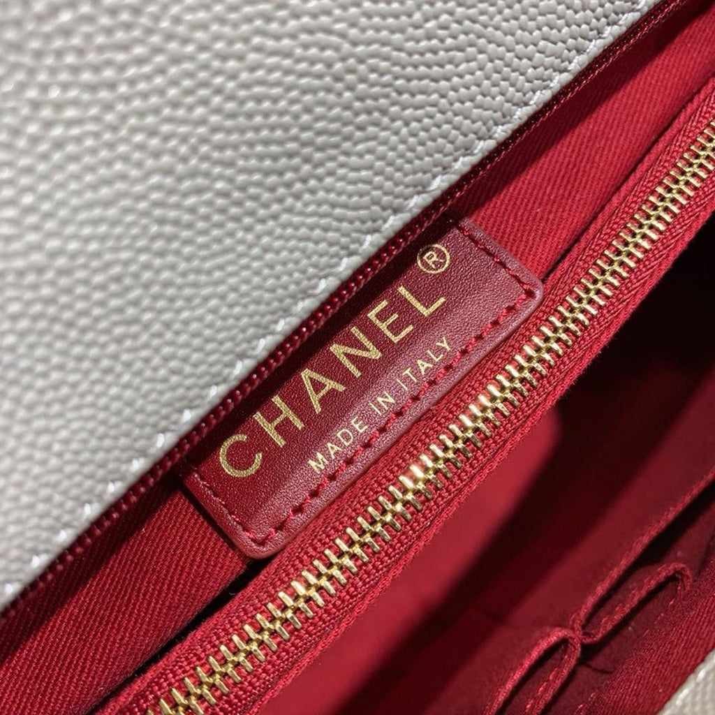 CHLLarge Flap Bag With Top Handle Grey For Women, Women’s Handbags, Shoulder And Crossbody Bags 11in/28cm A92991