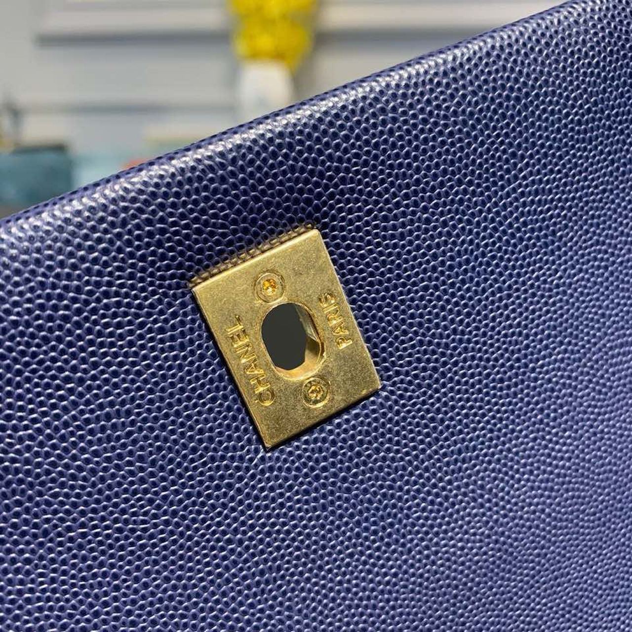 CHLLarge Flap Bag With Top Handle Blue For Women, Women’s Handbags, Shoulder And Crossbody Bags 11in/28cm A92991