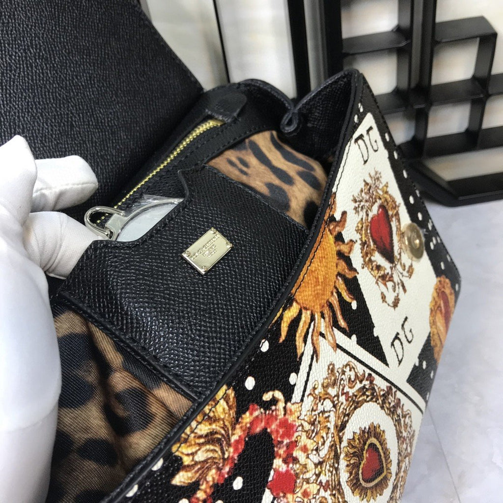 GLAMI 90s Sicily Bag With Logo Print Multicolor For Women 10.2in/26cm GLAMI