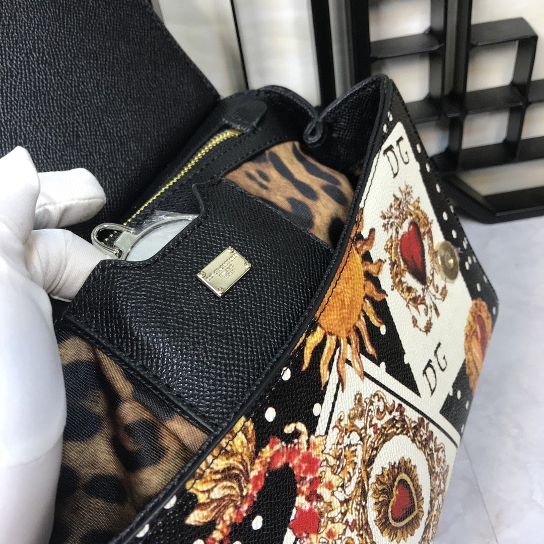 GLAMI 90s Sicily Bag With Logo Print Multicolor For Women 10.2in/26cm GLAMI