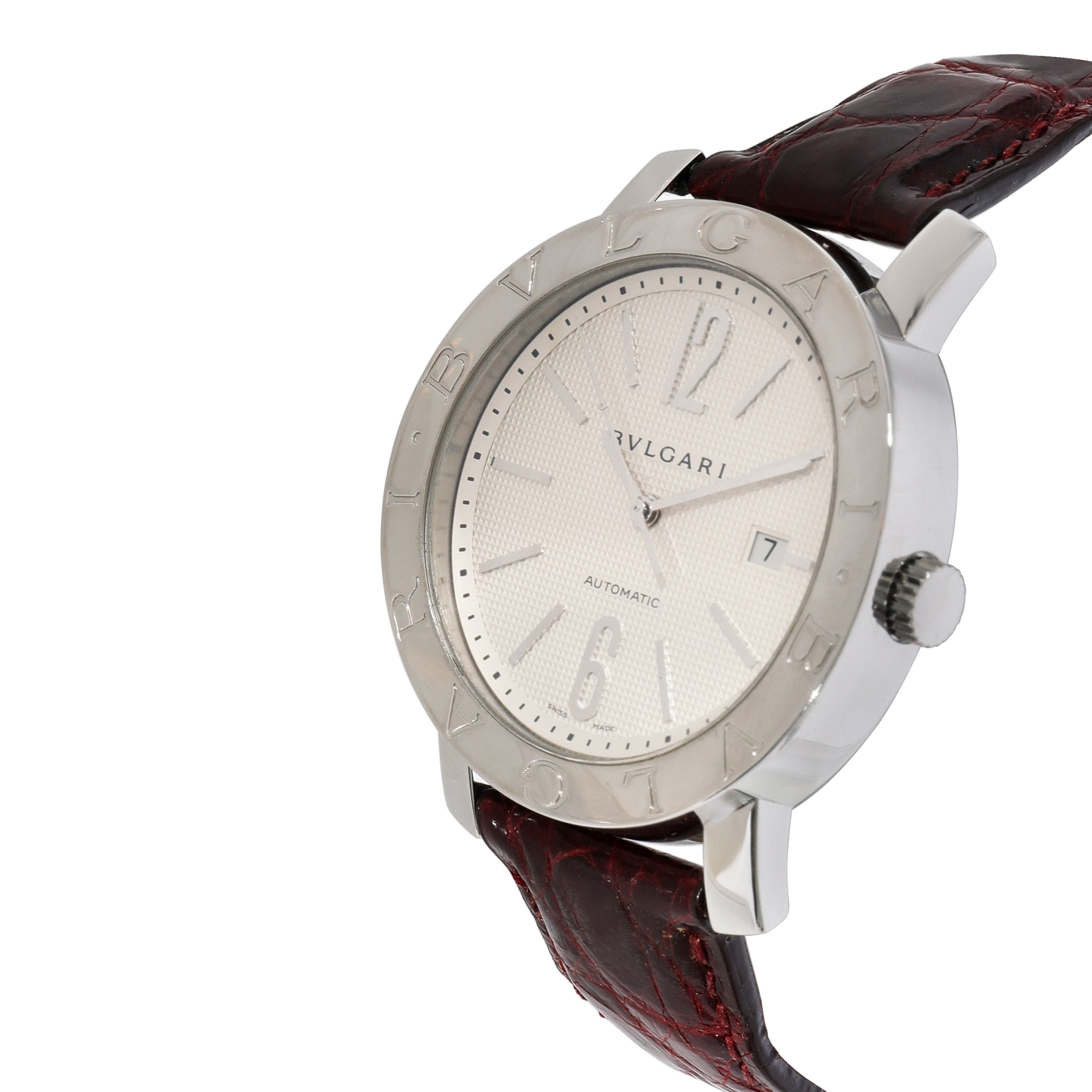 BVLGARI Diagono BB 42 SL AUTO Men's Watch in Stainless Steel