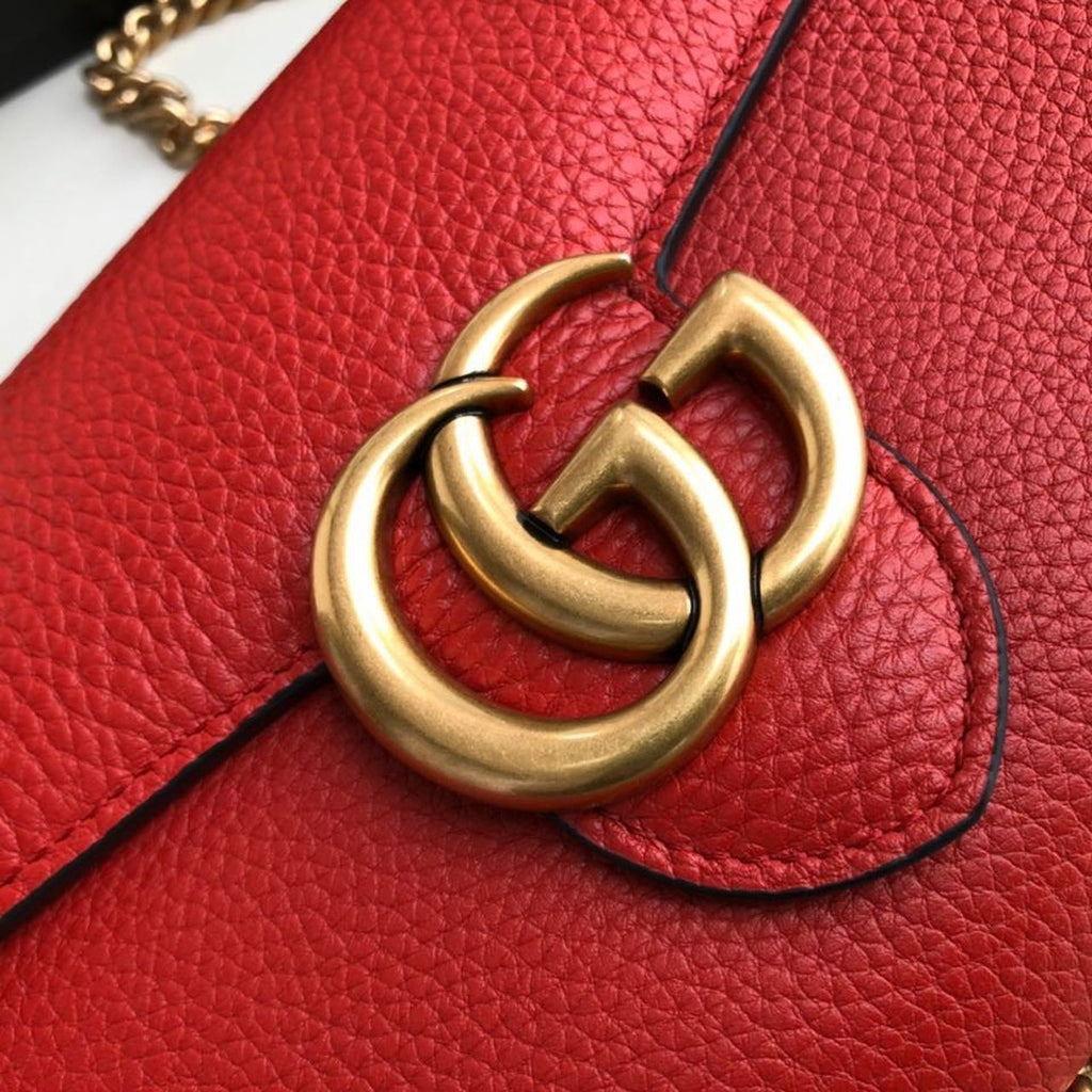 Glami Marmont Mini Chain Bag Red For Women 7.9in/20cm Glami