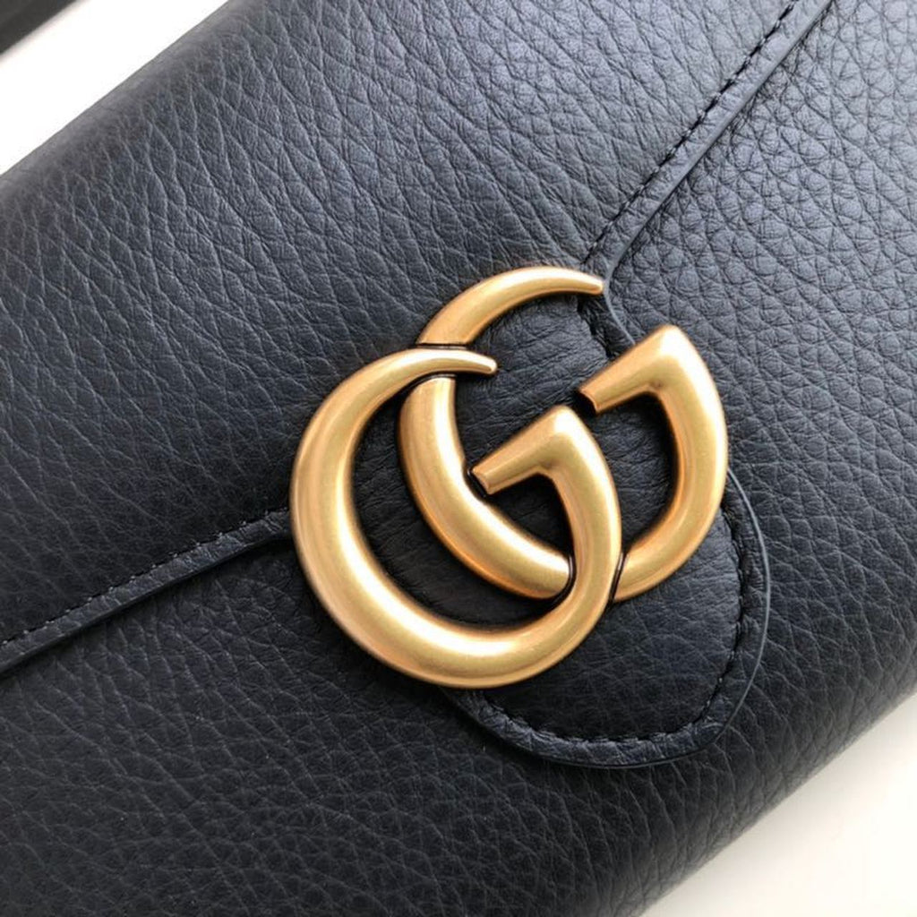 gg Marmont Mini Chain Bag Black For Women 7.9in/20cm gg