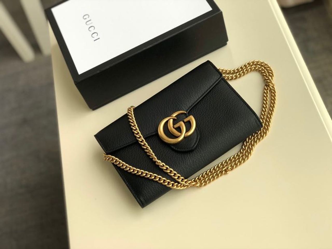 Glami Marmont Mini Chain Bag Black For Women 7.9in/20cm Glami