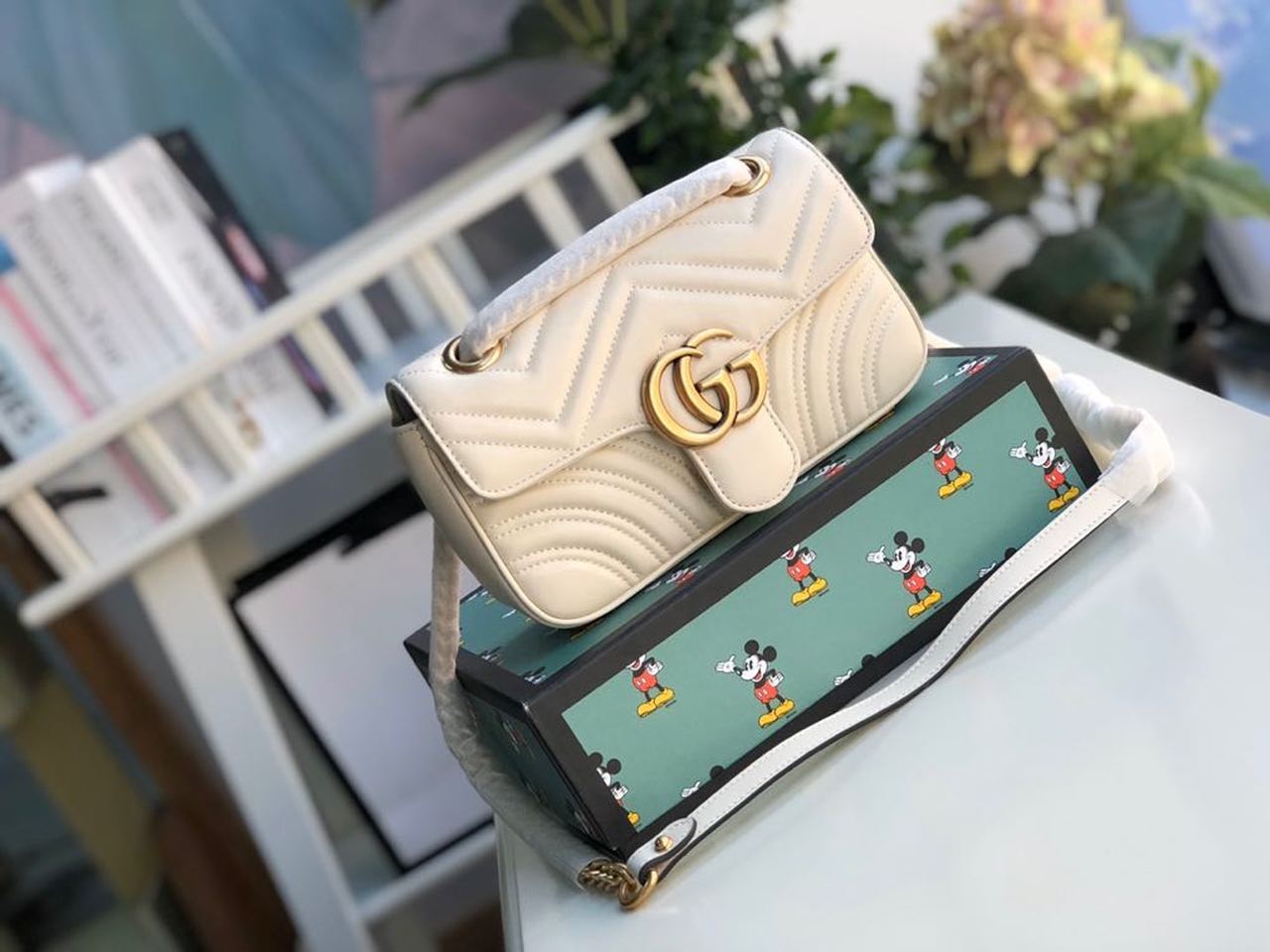 Glami Marmont MatelassÃƒÂ© Mini Bag  White  For Women 8.5in/22cm Glami 446744 DTGLAMIT 9022
