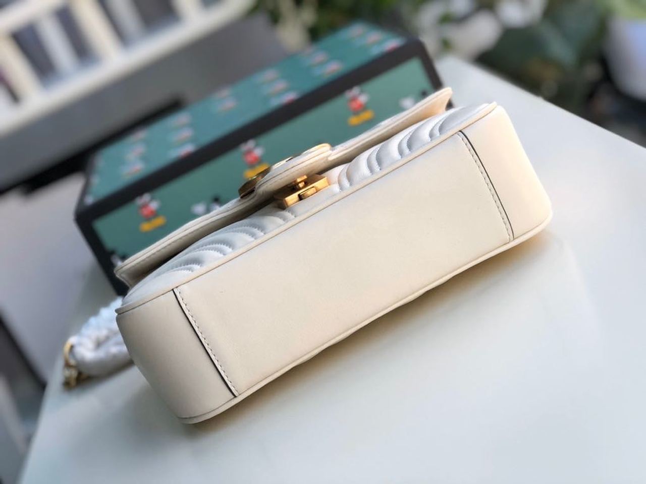 Glami Marmont MatelassÃƒÂ© Mini Bag  White  For Women 8.5in/22cm Glami 446744 DTGLAMIT 9022