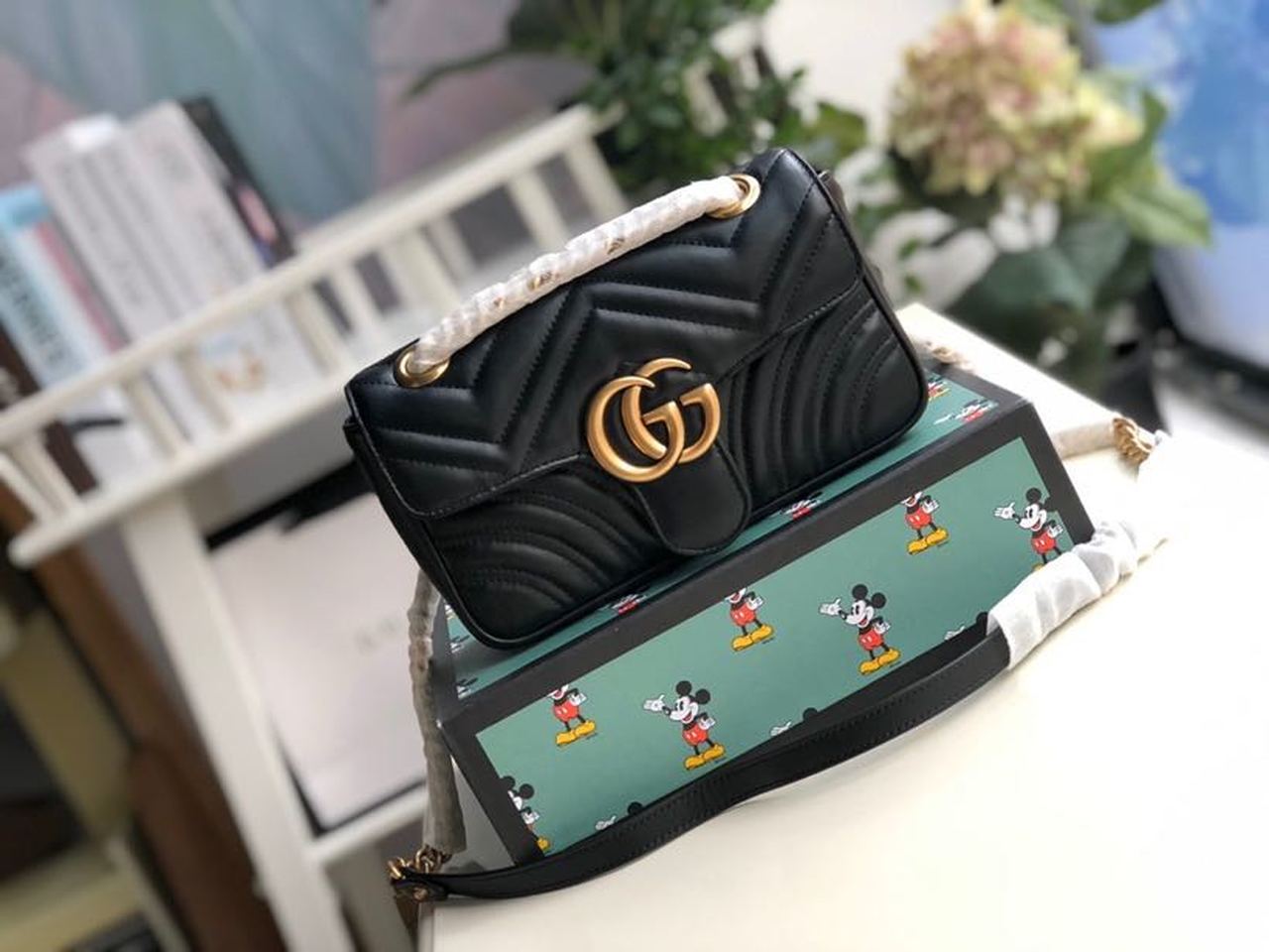 Glami Marmont MatelassÃƒÂ© Mini Bag Black MatelassÃƒÂ© Chevron For Women 8.5in/22cm Glami 446744 DTGLAMIT 1000