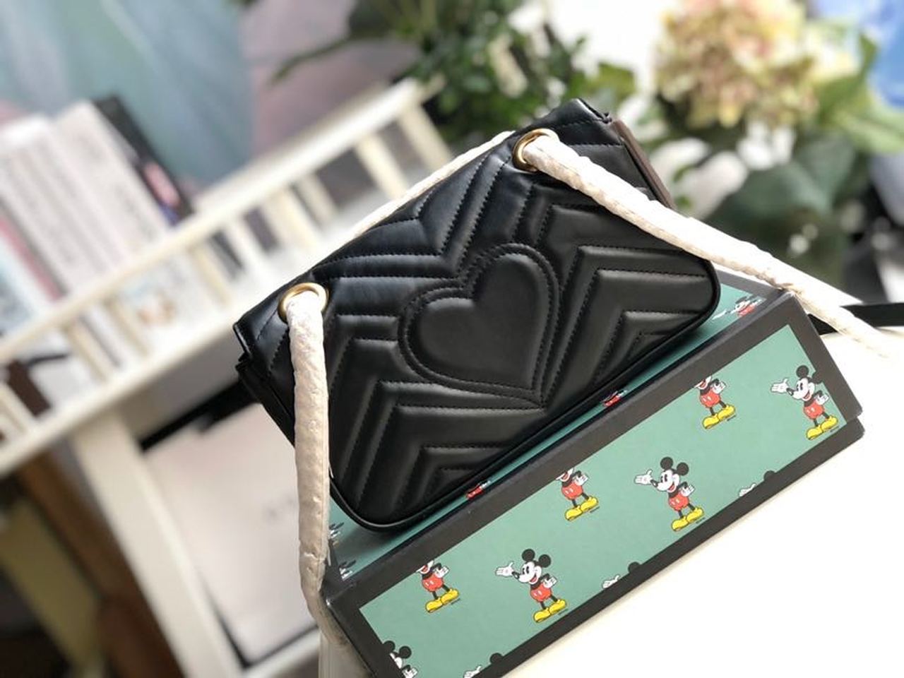 Glami Marmont MatelassÃƒÂ© Mini Bag Black MatelassÃƒÂ© Chevron For Women 8.5in/22cm Glami 446744 DTGLAMIT 1000