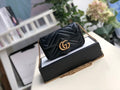 Glami Marmont MatelassÃƒÂ© Super Mini Bag Dusty Black Chevron For Women 6.2in/16.5cm 476433 DTDCT 1000