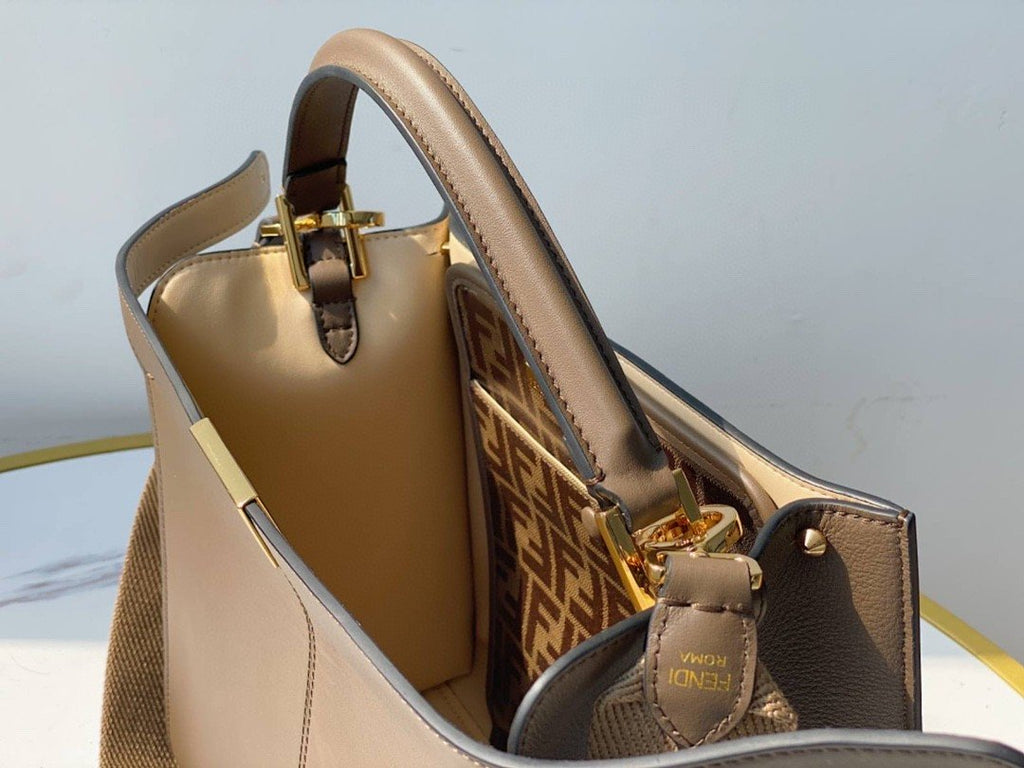 FI GlamI X-Lite Tote MeGLAMIum Light Brown Bag For Woman 30cm/12in