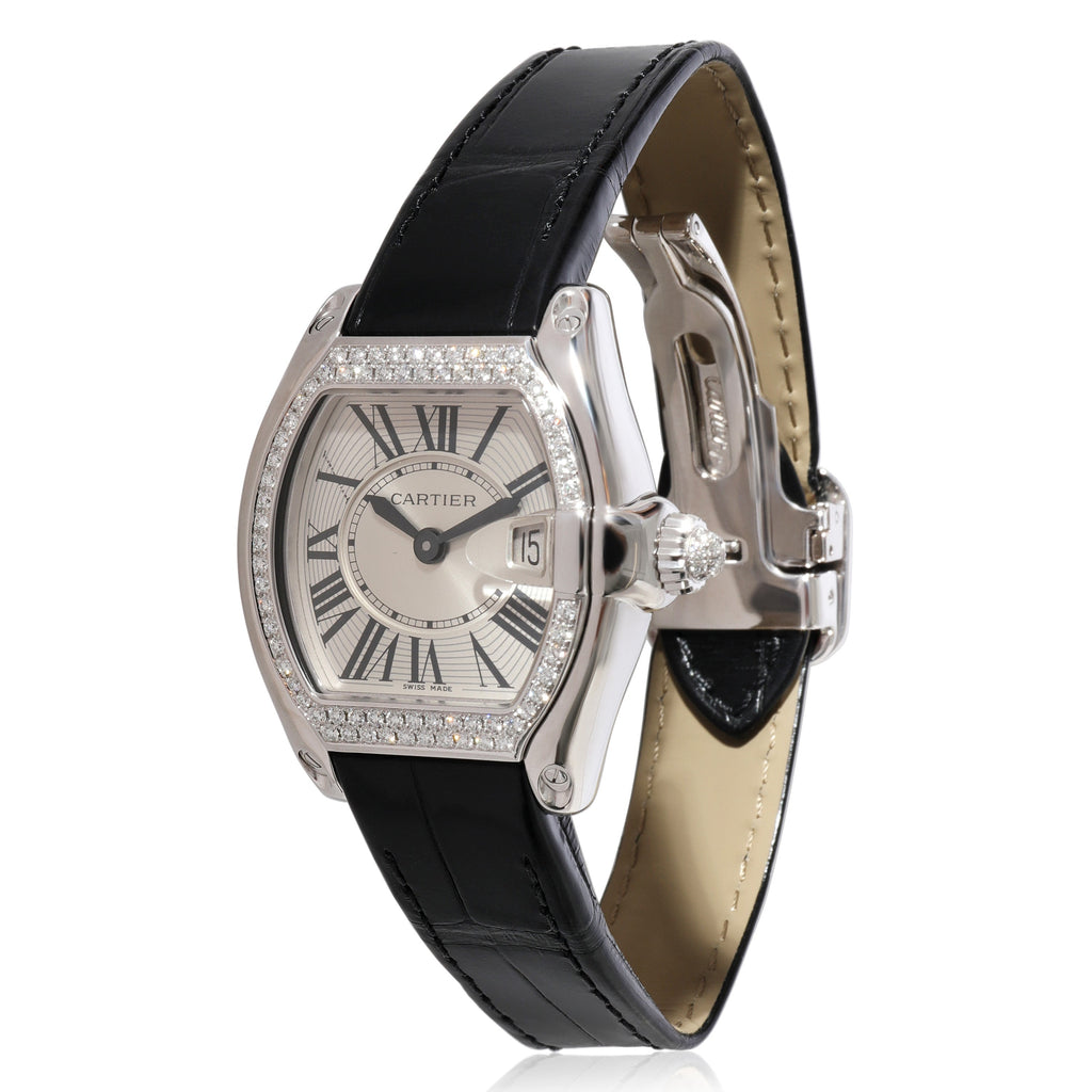 CARTIER Roadster WE500260 Women's Watch in White Gold