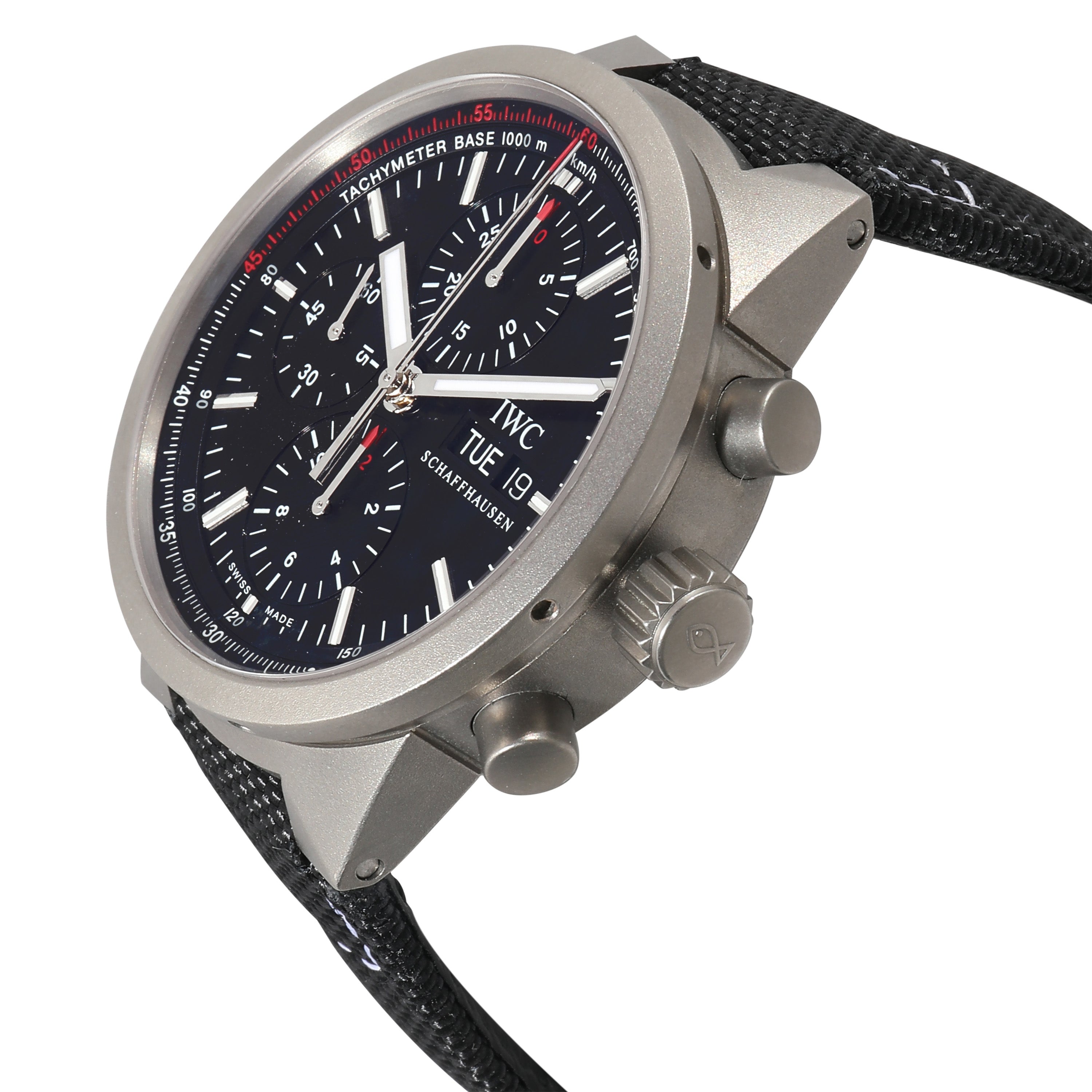 IWC GST Rattrapante IW371537 Men's Watch in Titanium