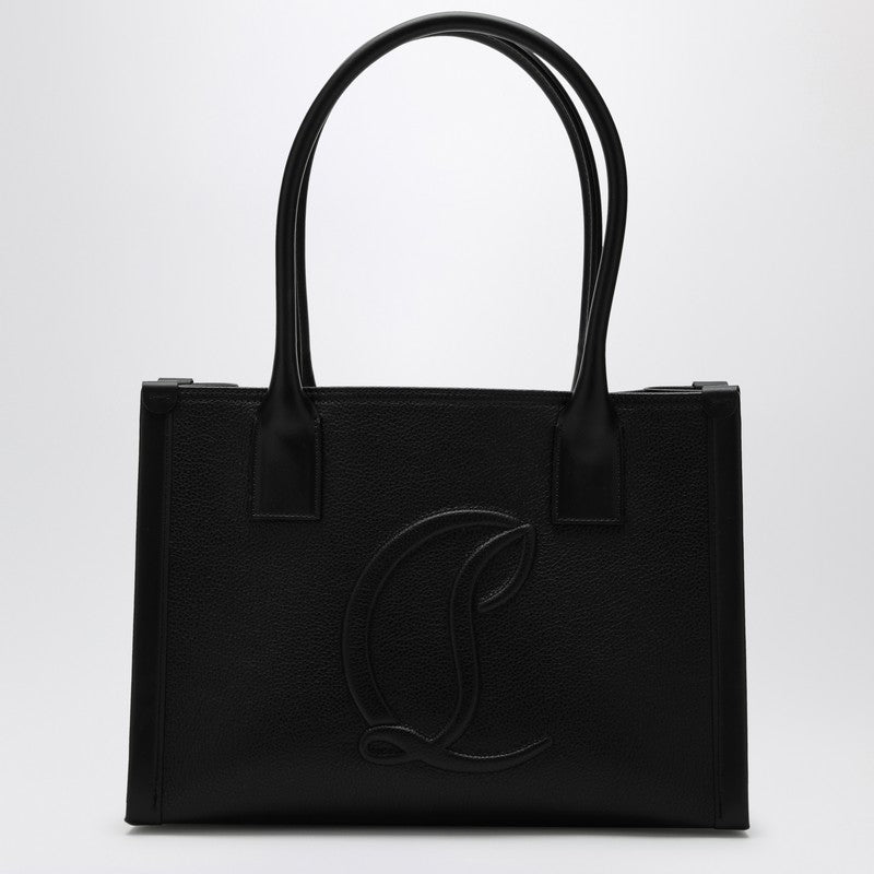 Christian Louboutin Black Leather Small Tote Bag By My Side Women
