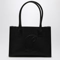 Christian Louboutin Black Leather Small Tote Bag By My Side Women