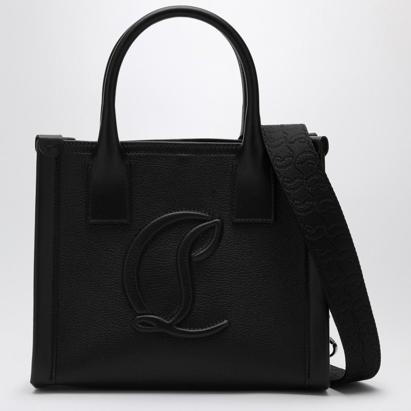 Christian Louboutin Black Leather Mini Tote Bag By My Side Women