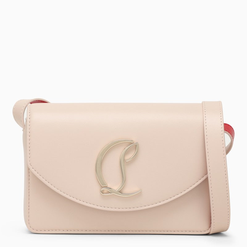 Christian Louboutin Lache/Gold Leather Shoulder Bag Women