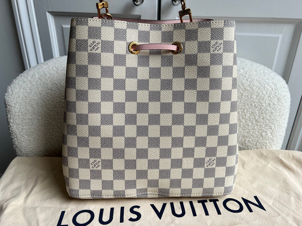 Louis Vuitton Neo Noe Damier Azur Rose Poudre (RRP £1,610)